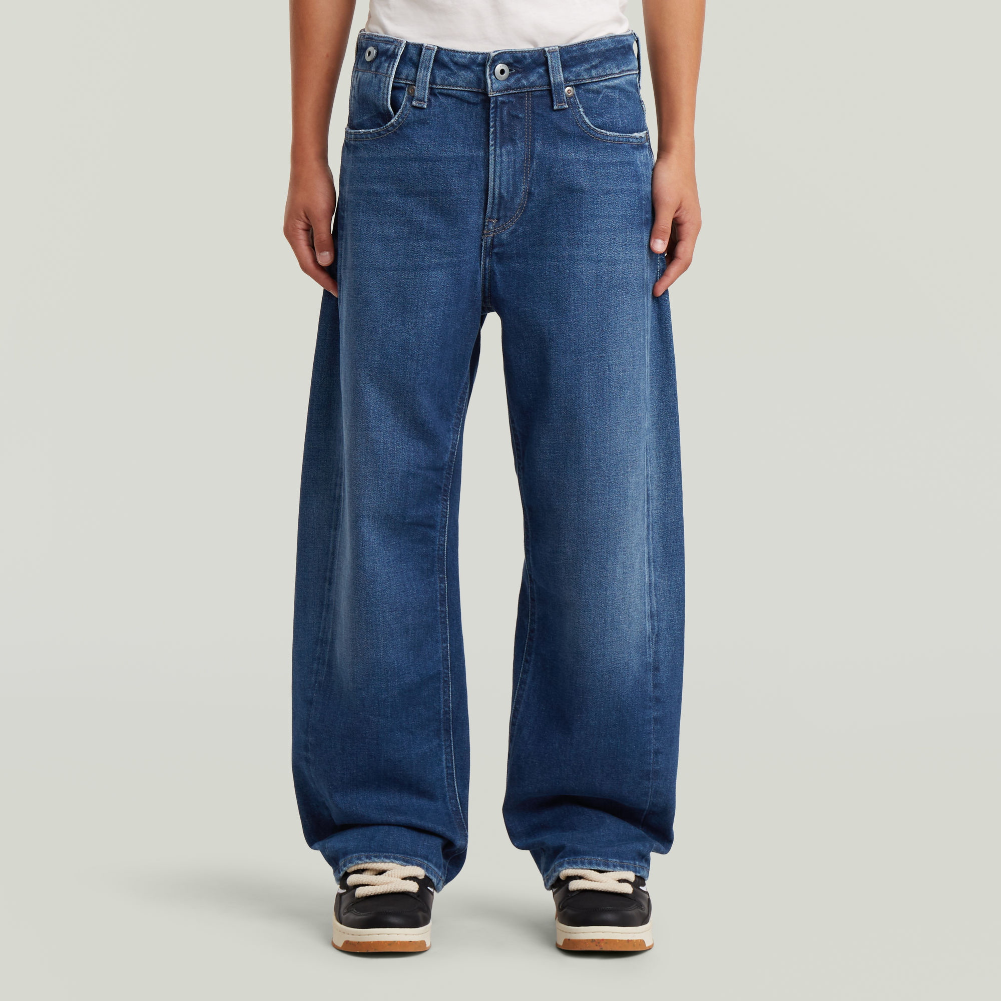 

Boys Bend Loose Jeans - Mittelblau - jungen