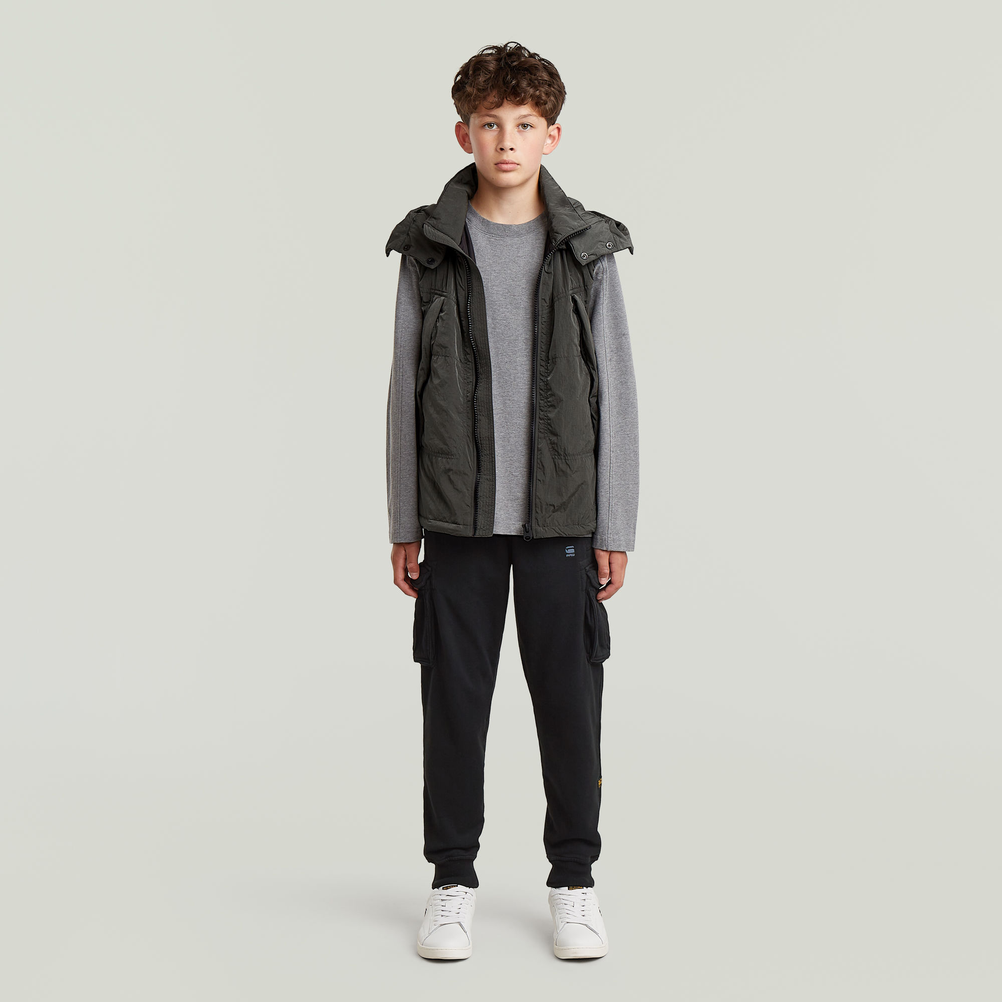 Thumbnail - Boys Nifous Cargo Sweatpants - Schwarz - jungen