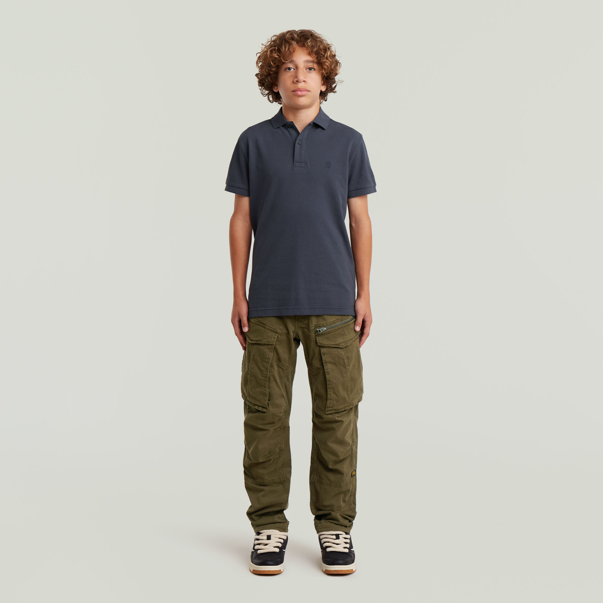Thumbnail - Boys Rovic Zip 3D Regular Tapered Hose - Grün - jungen