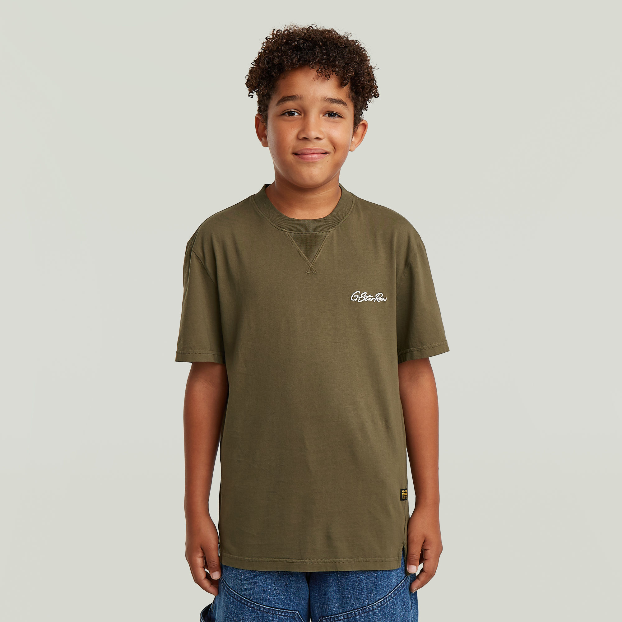G-Star RAW T-shirt Nifous voor jongens - Groen - jongens