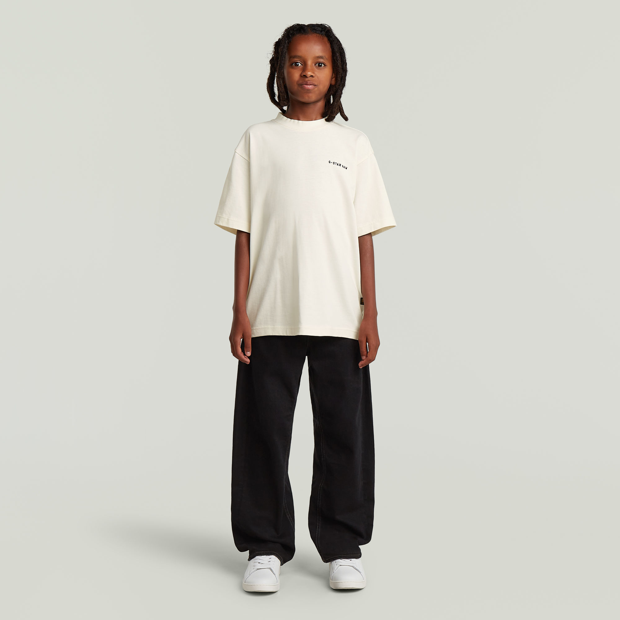 Thumbnail - Boys Oversized T-Shirt - Weiß - jungen