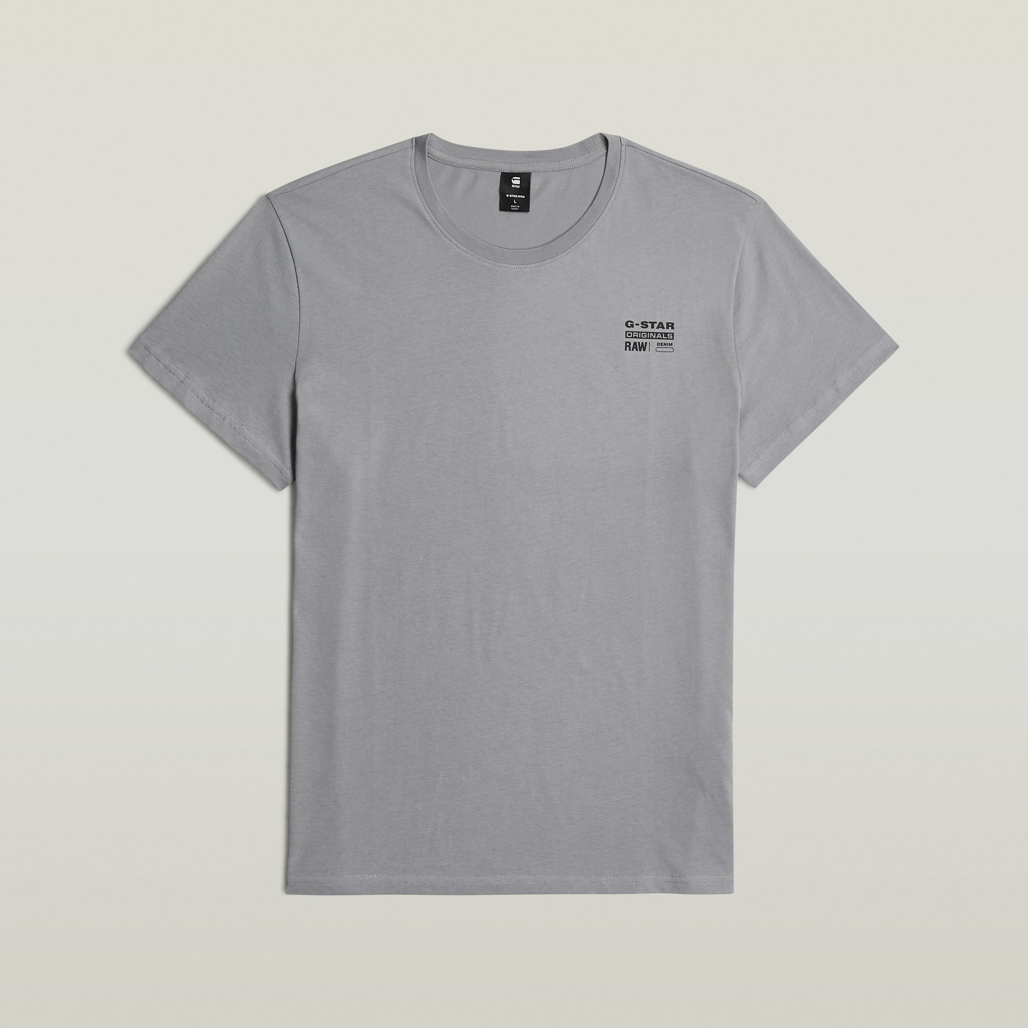 G-Star RAW Chest Logo T-shirt - Grijs - Heren