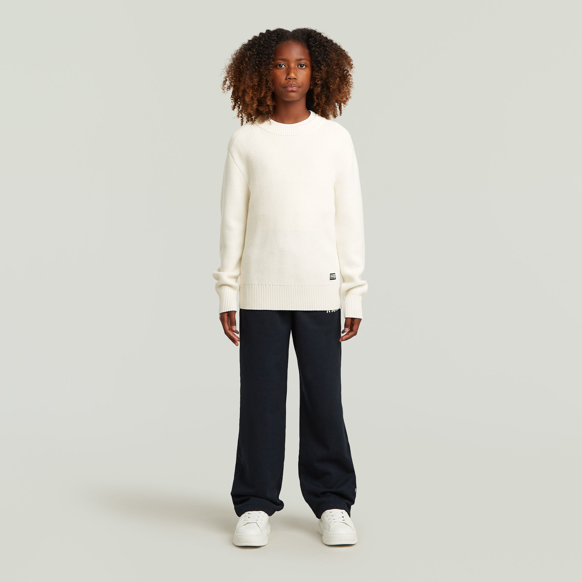 Thumbnail - Girls Oversized Sweatpants - Dunkelblau - mädchen