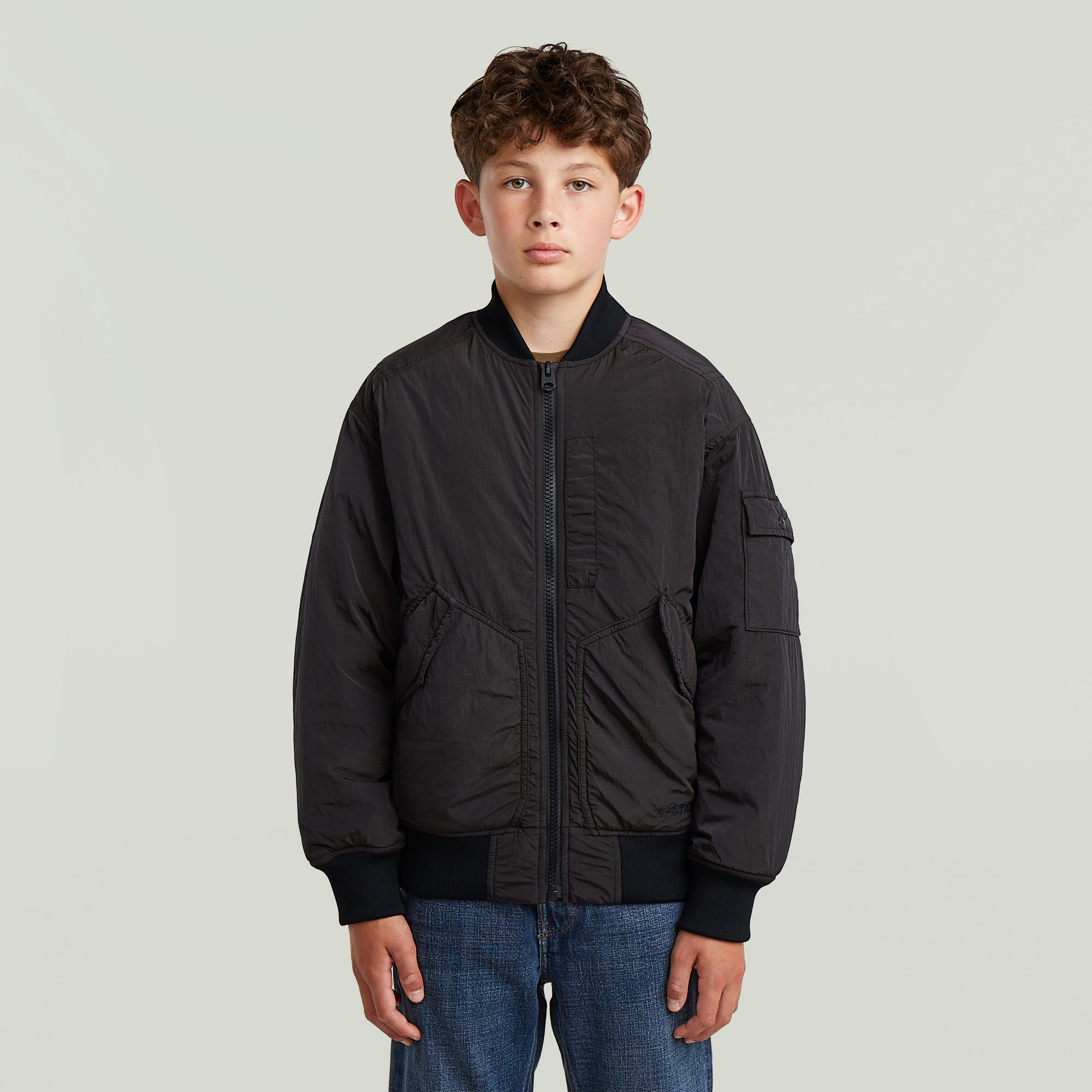 Boys Bomberjacke - Schwarz - jungen