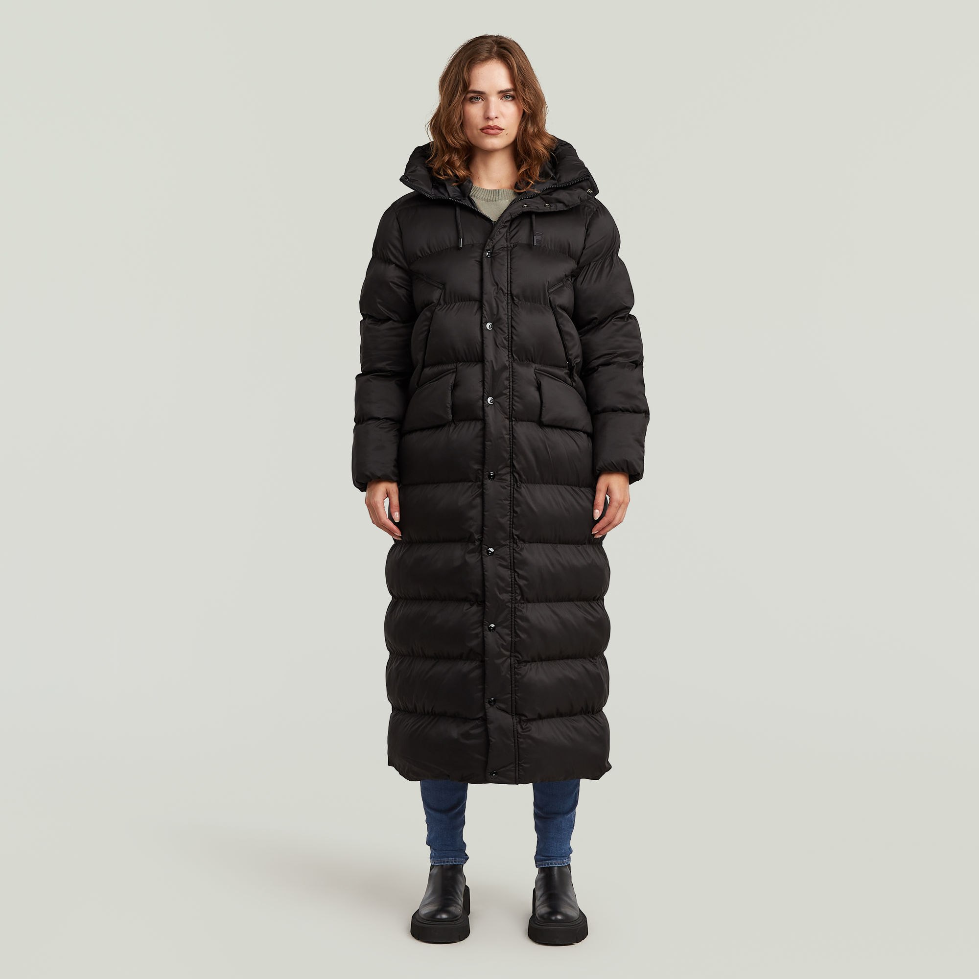 Whistler Long Steppjacke - Schwarz - Damen