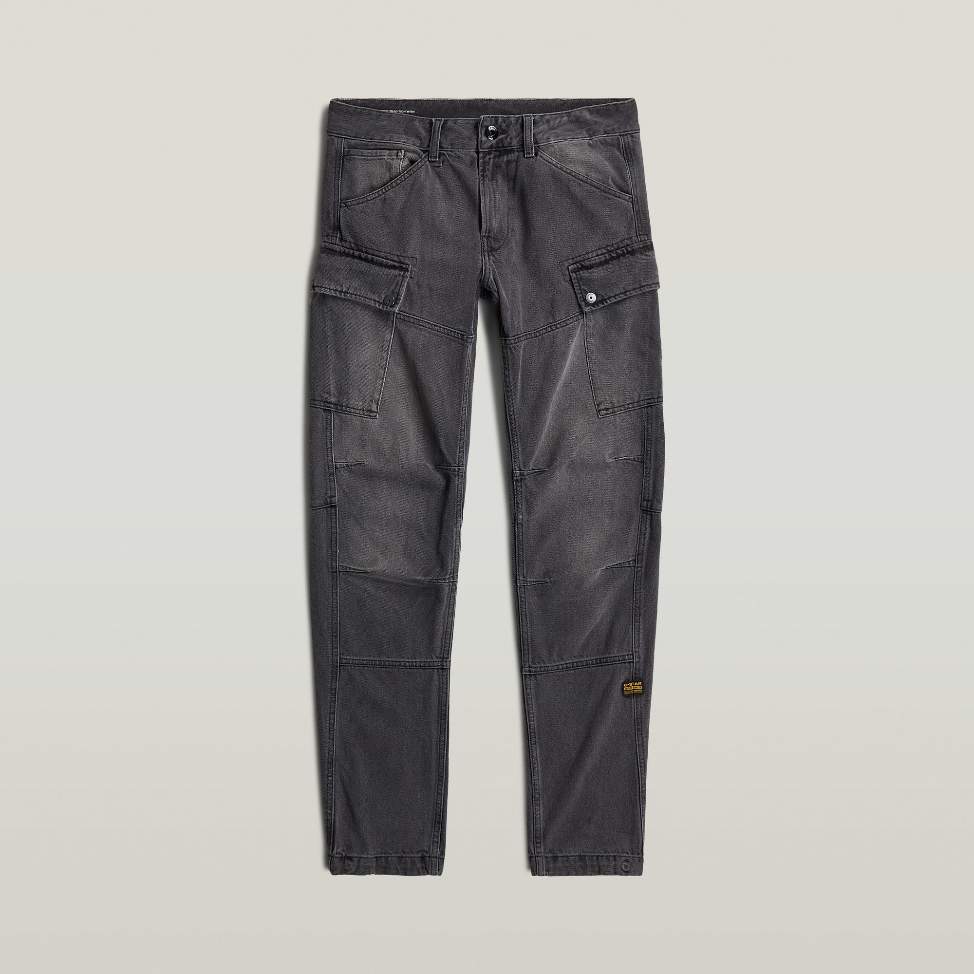 Thumbnail - Roxic Zip Regular Tapered Jeans - Grau - Herren