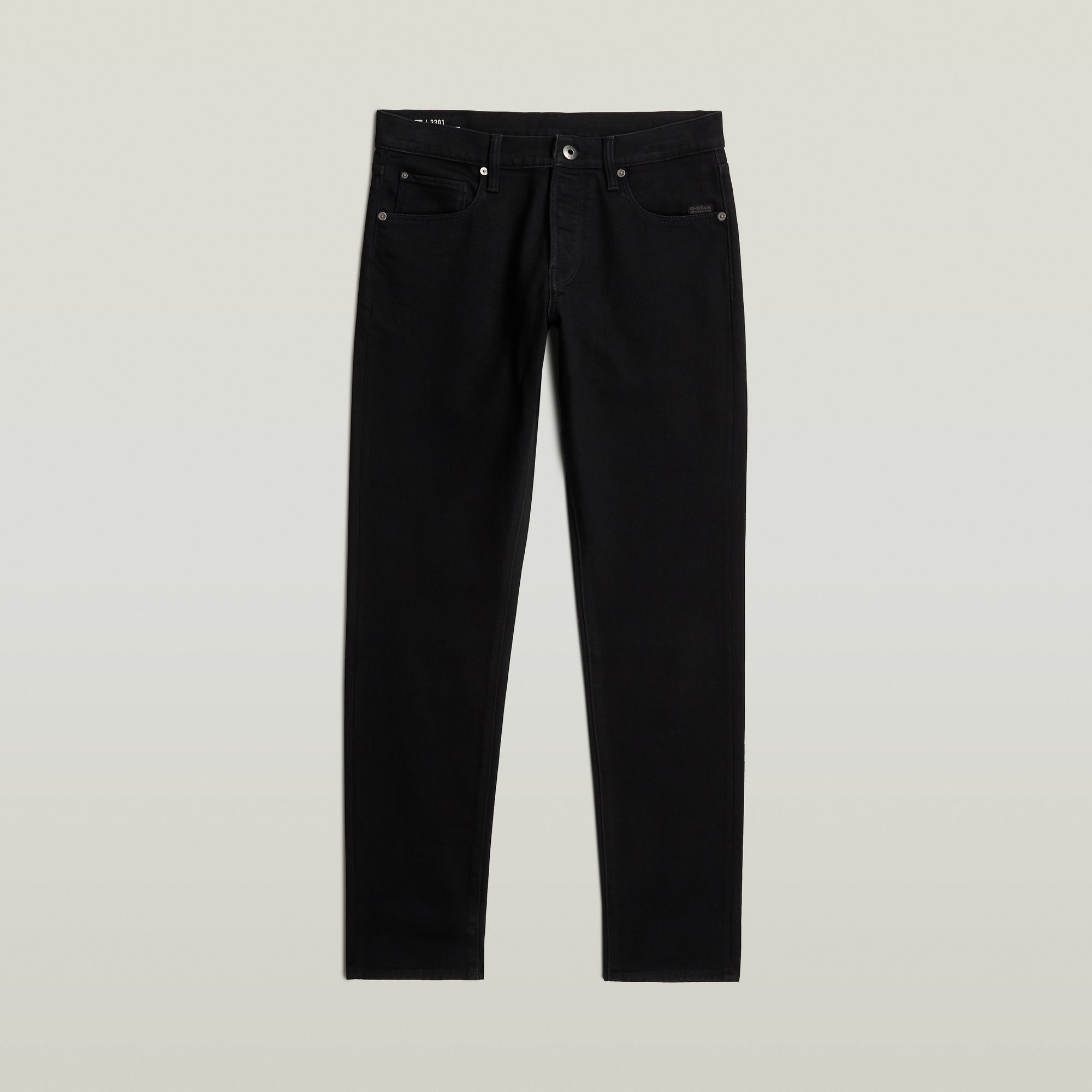 Thumbnail - 3301 Regular Tapered Jeans - Schwarz - Herren