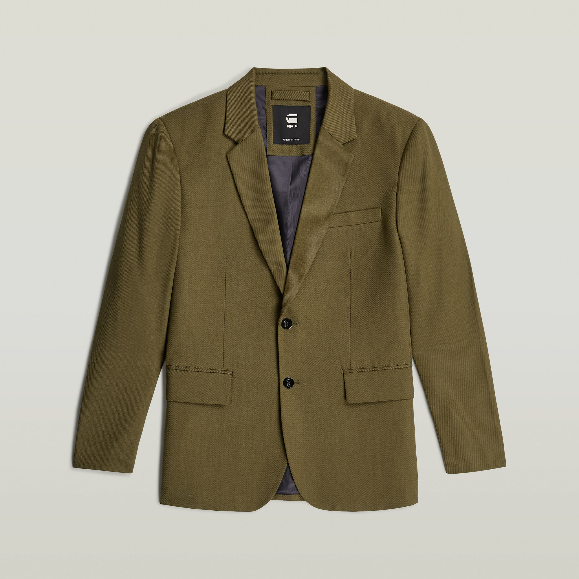 Thumbnail - Einreihiger Blazer - Grün - Herren