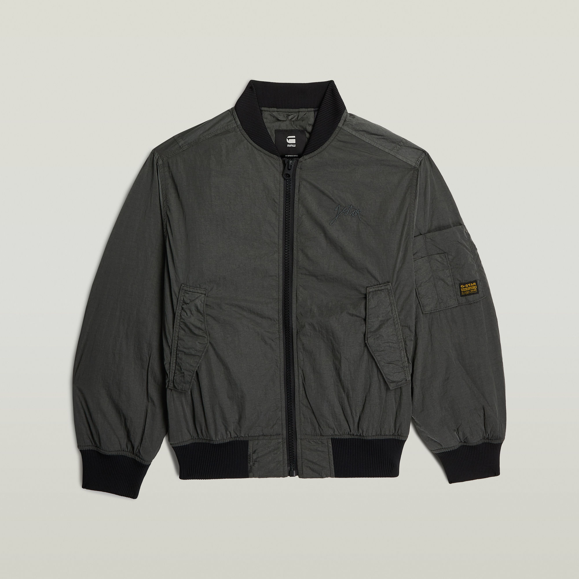 Thumbnail - Girls Bomber Padded Jacke - Dunkelblau - mädchen