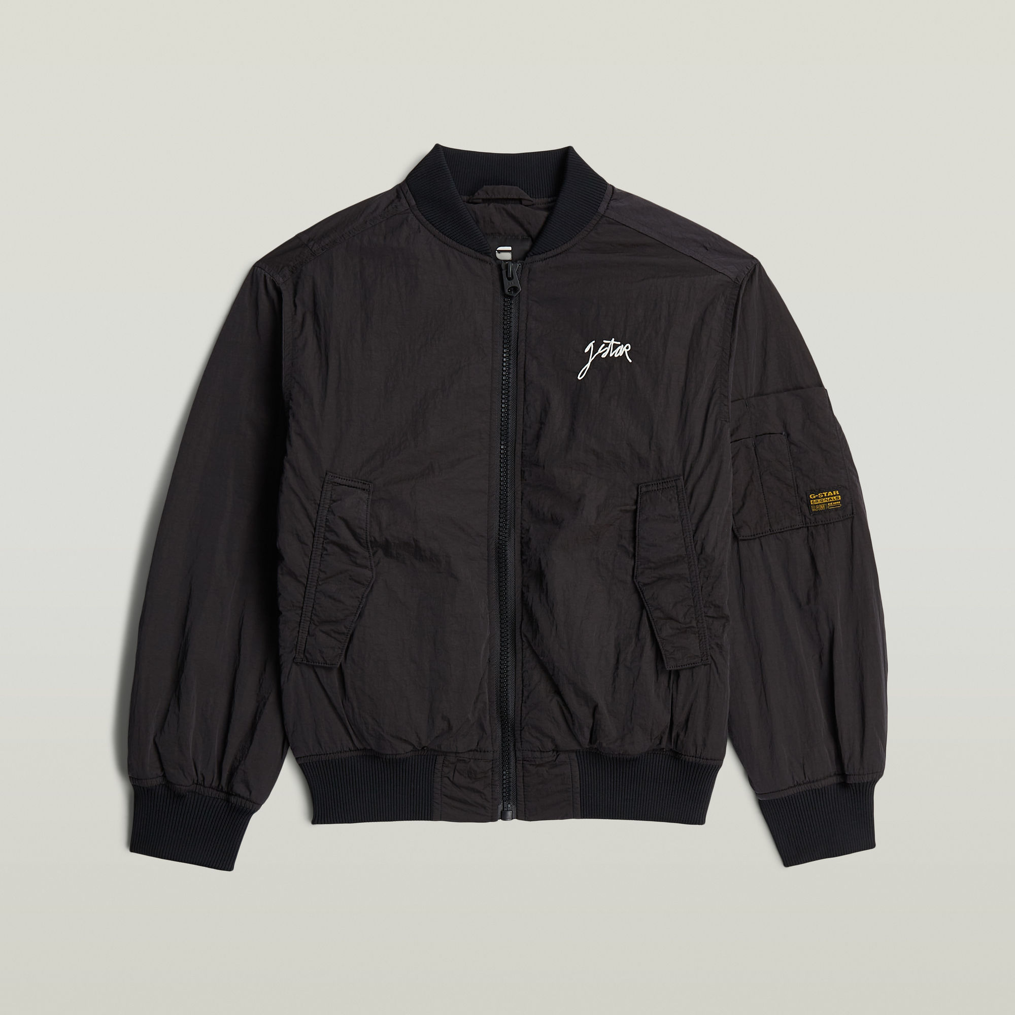 Thumbnail - Girls Bomber Padded Jacke - Schwarz - mädchen