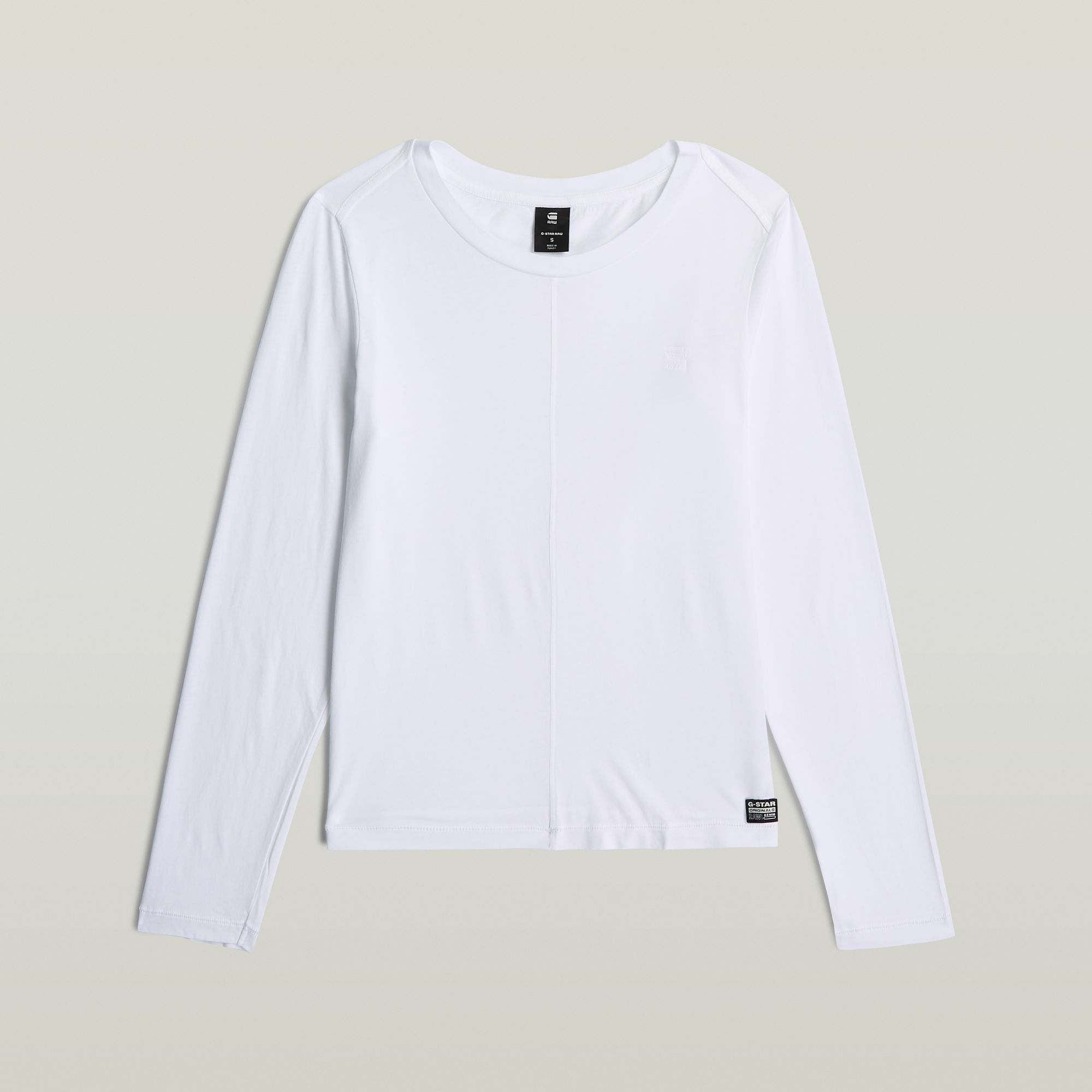 G-Star RAW Front Seam T-Shirt - Wit - Dames