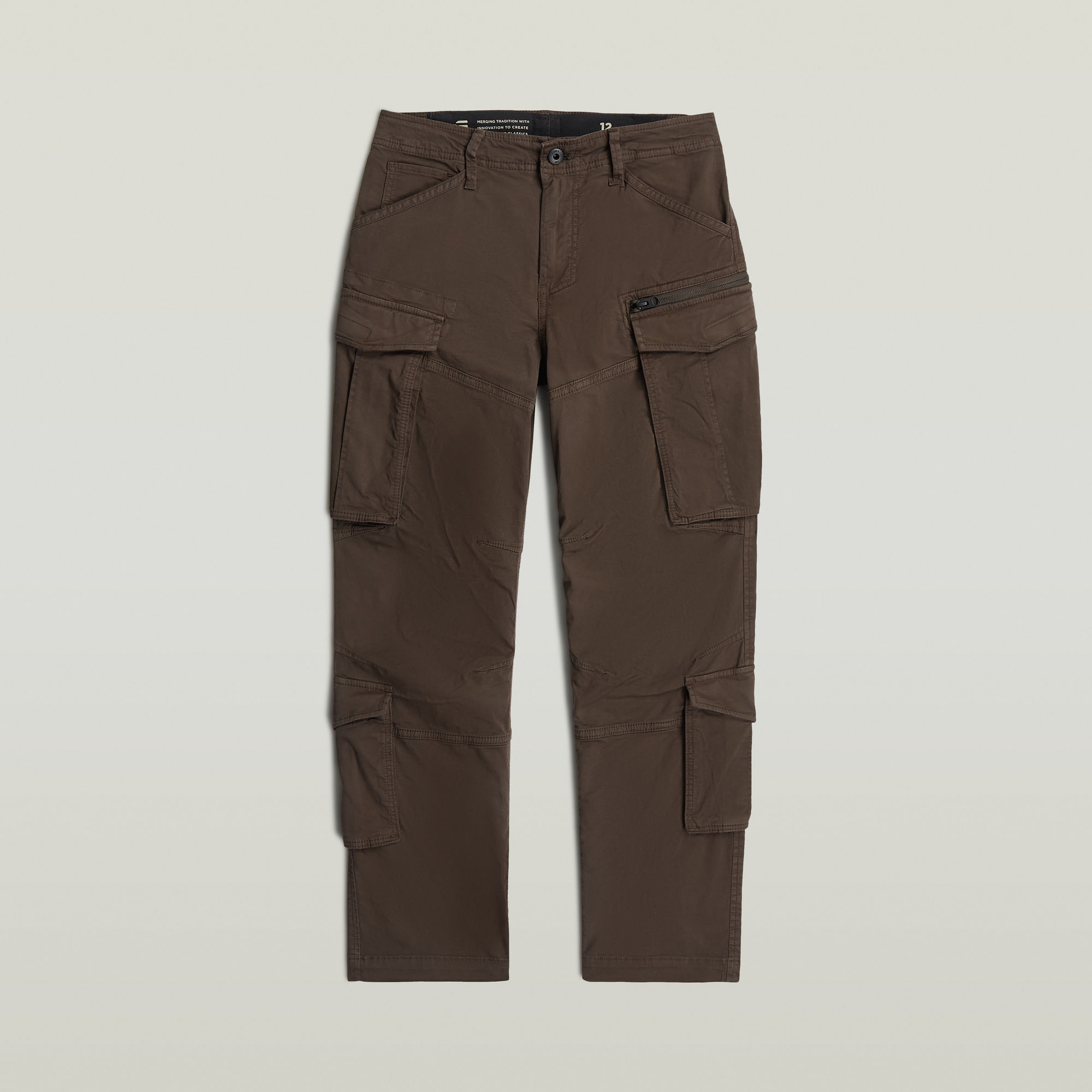 Boys Rovic Zip 3D Loose Cargohose - Braun - jungen