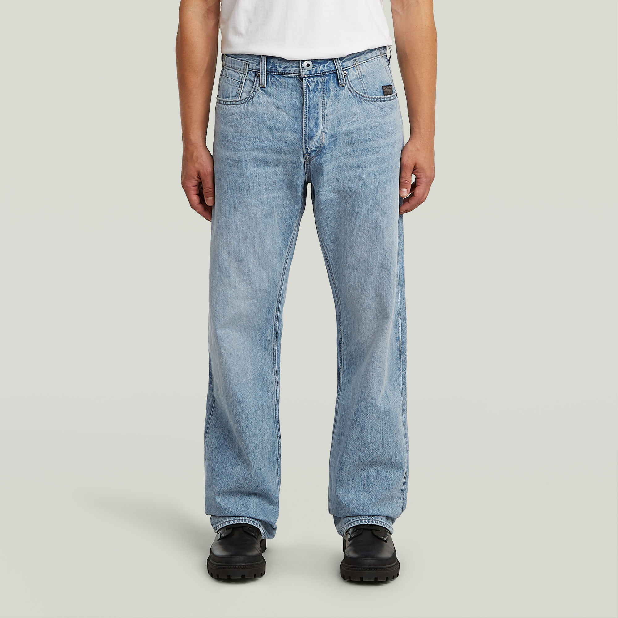

Deeggie Relaxed Straight Jeans - Lichtblauw - Heren