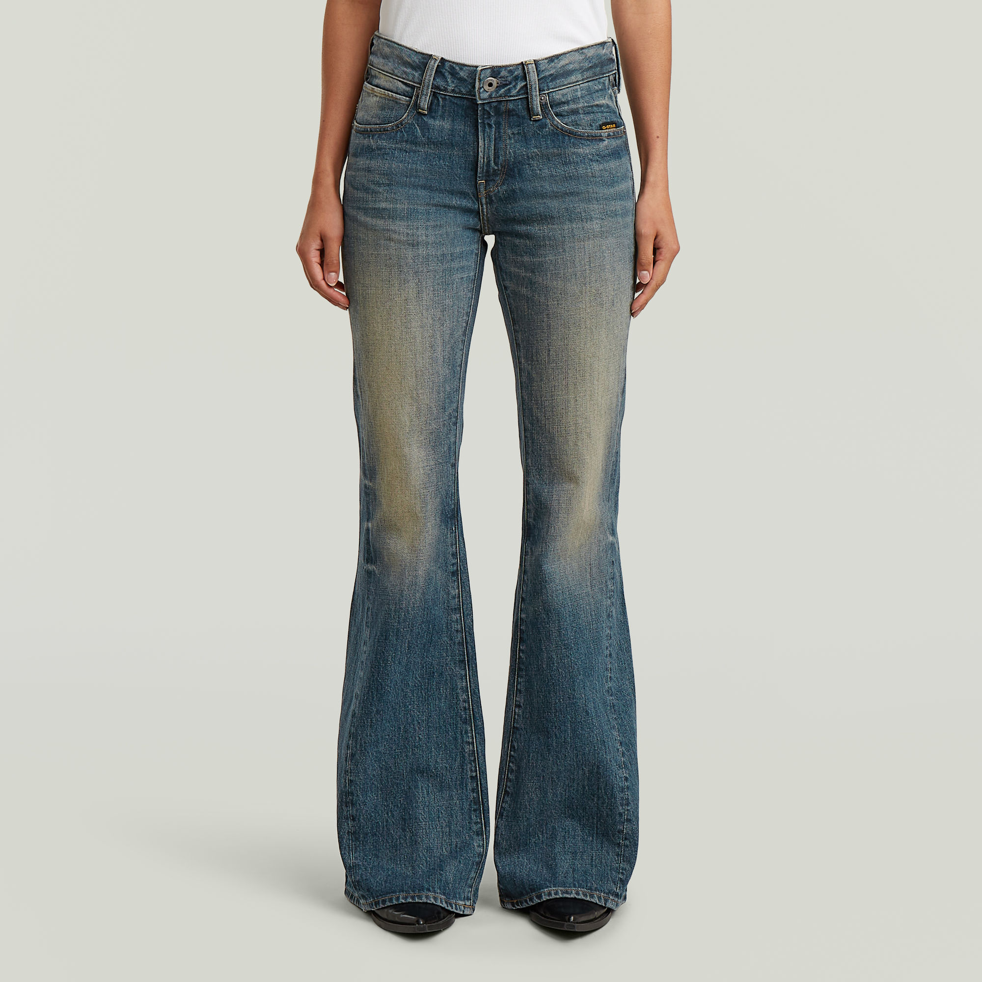 G-Star RAW Stevey Flare Jeans - Donkerblauw - Dames
