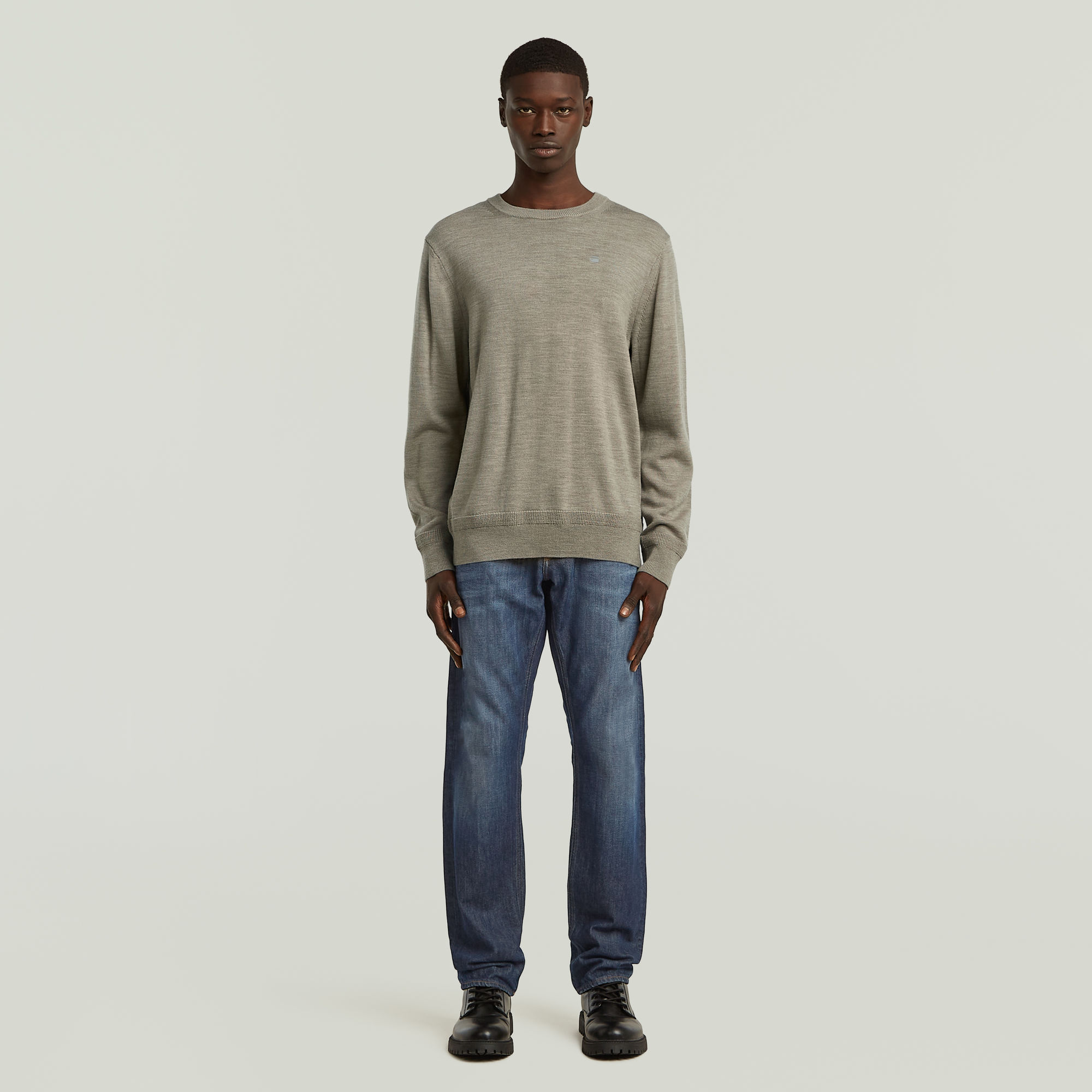 Thumbnail - Premium Core Knit - Grau - Herren
