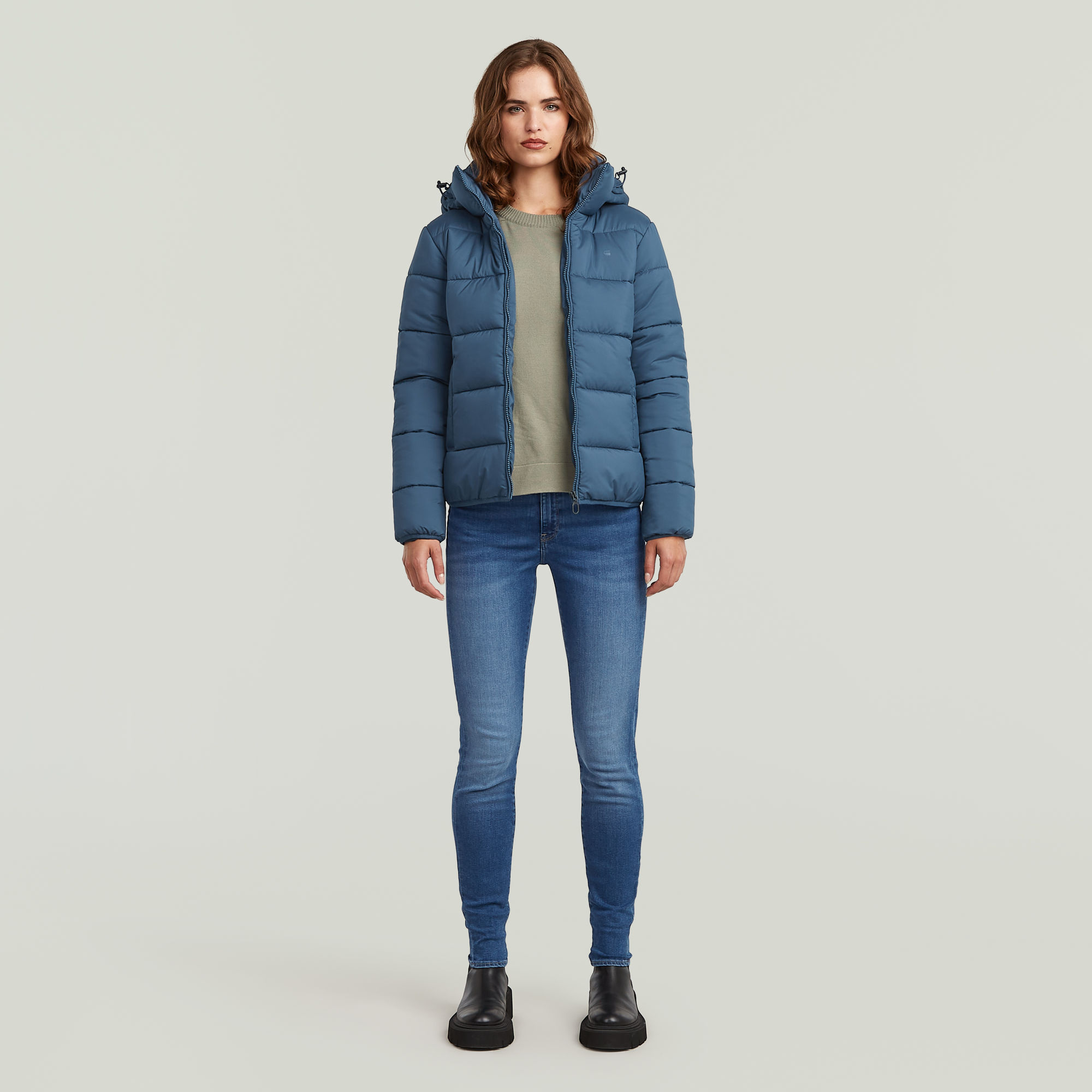 Thumbnail - Meefic Jacke - Mittelblau - Damen