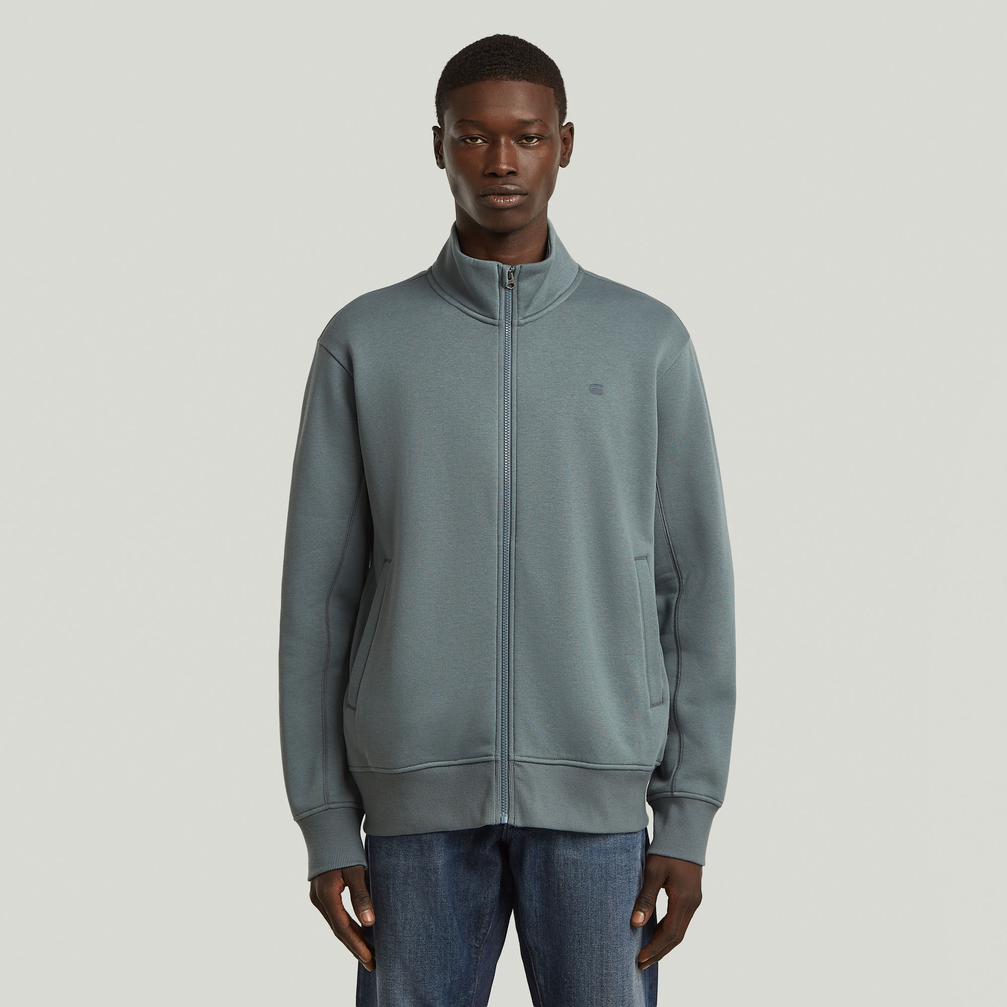 Track Jacket Sweatshirt - Grau - Herren