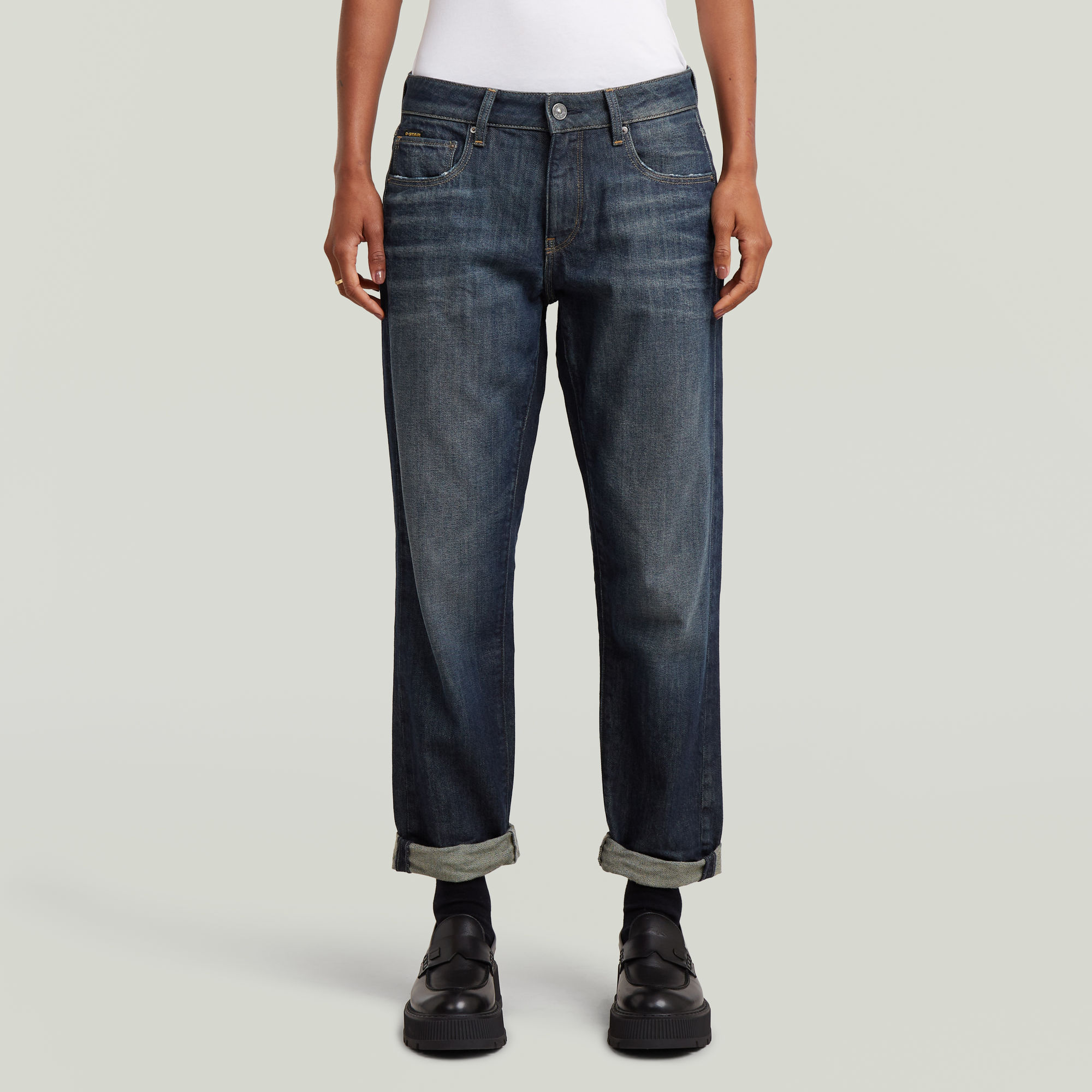 G-Star RAW Kate Boyfriend Jeans - Donkerblauw - Dames