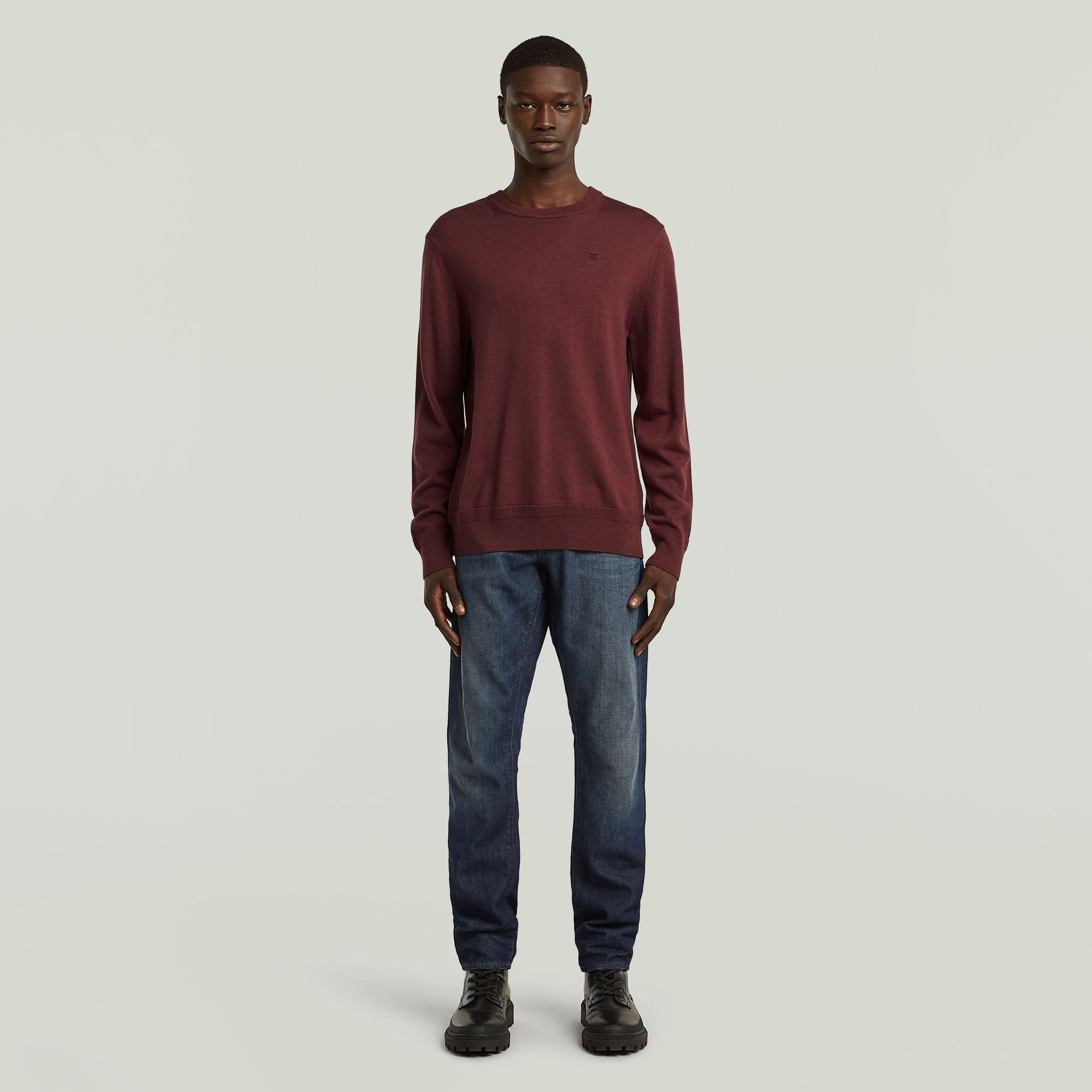 Thumbnail - Premium Core Knit - Rot - Herren