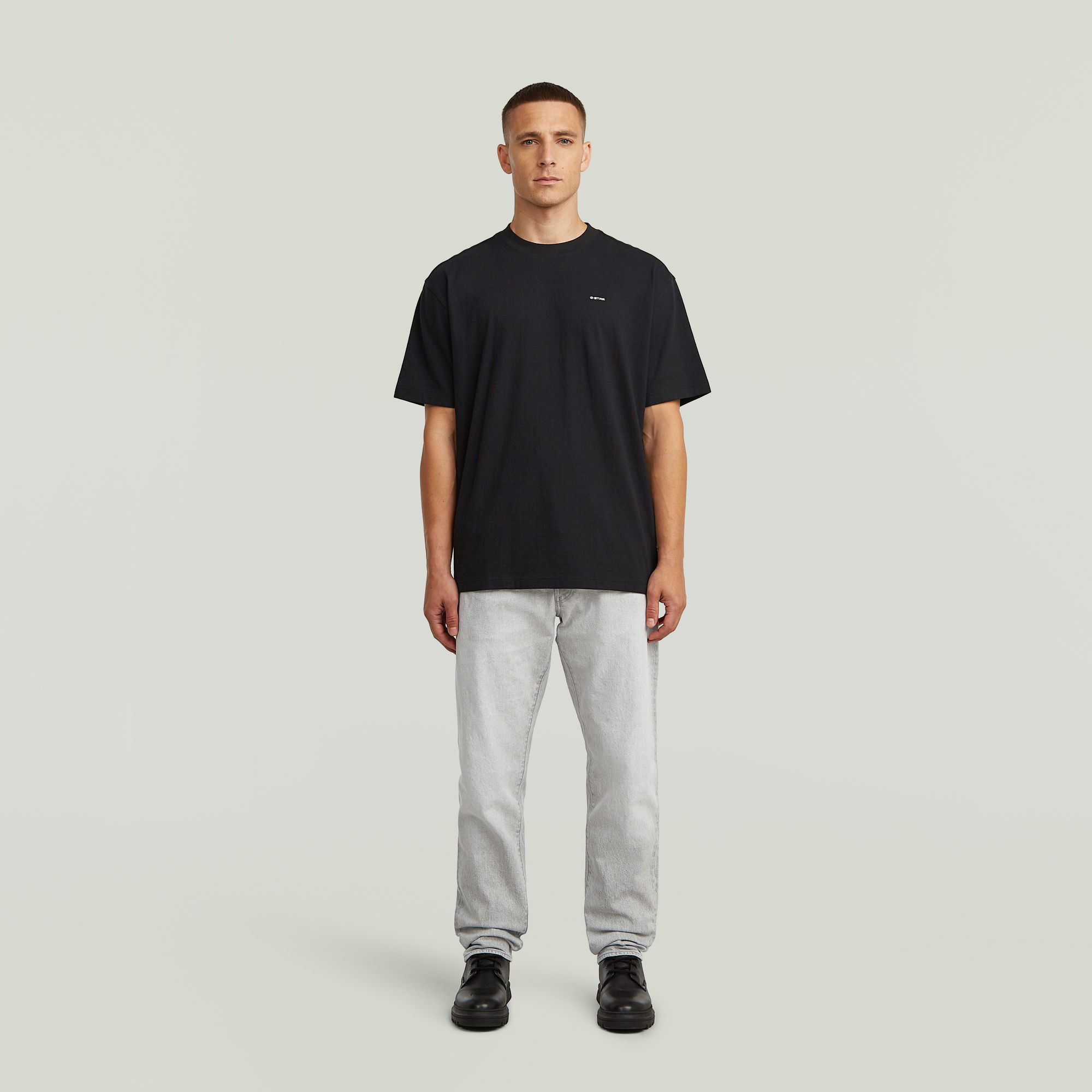Thumbnail - Relaxed Base T-Shirt - Schwarz - Herren