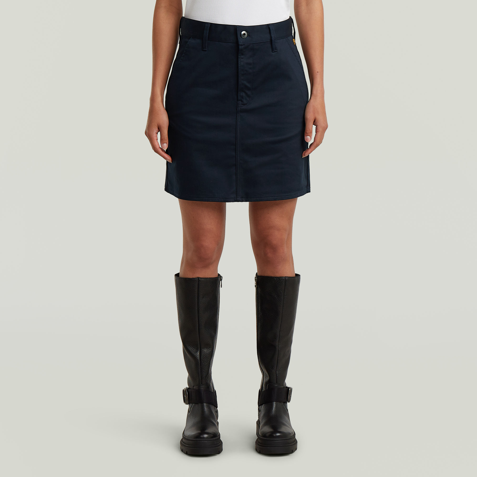 

Chino Skirt - Dark blue - Women