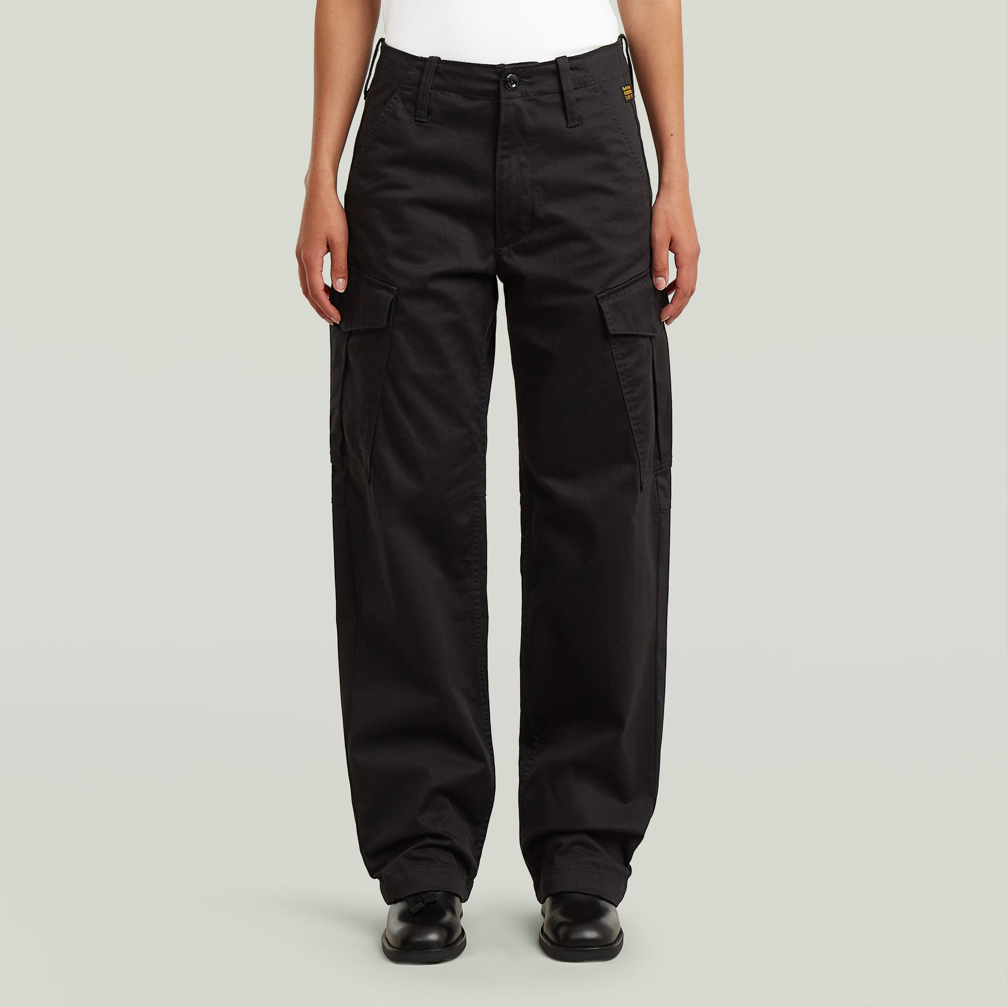 

Loose Cargo Pants - Black - Women