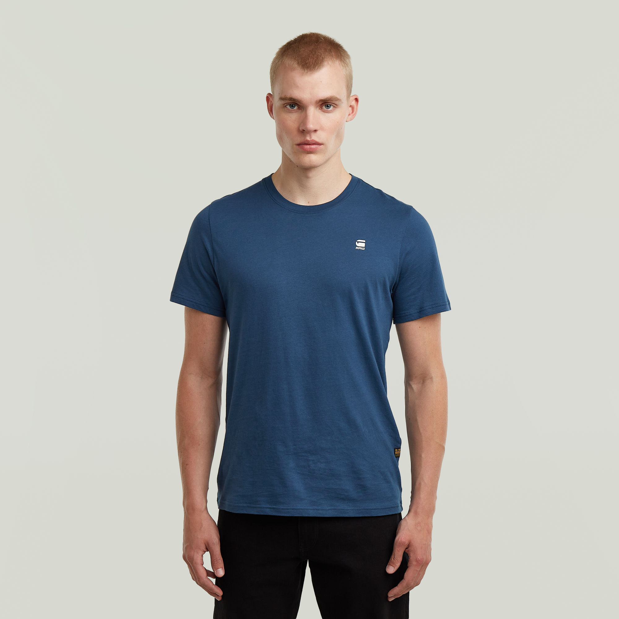 G-Star RAW Graw Slim T-Shirt - Midden blauw - Heren