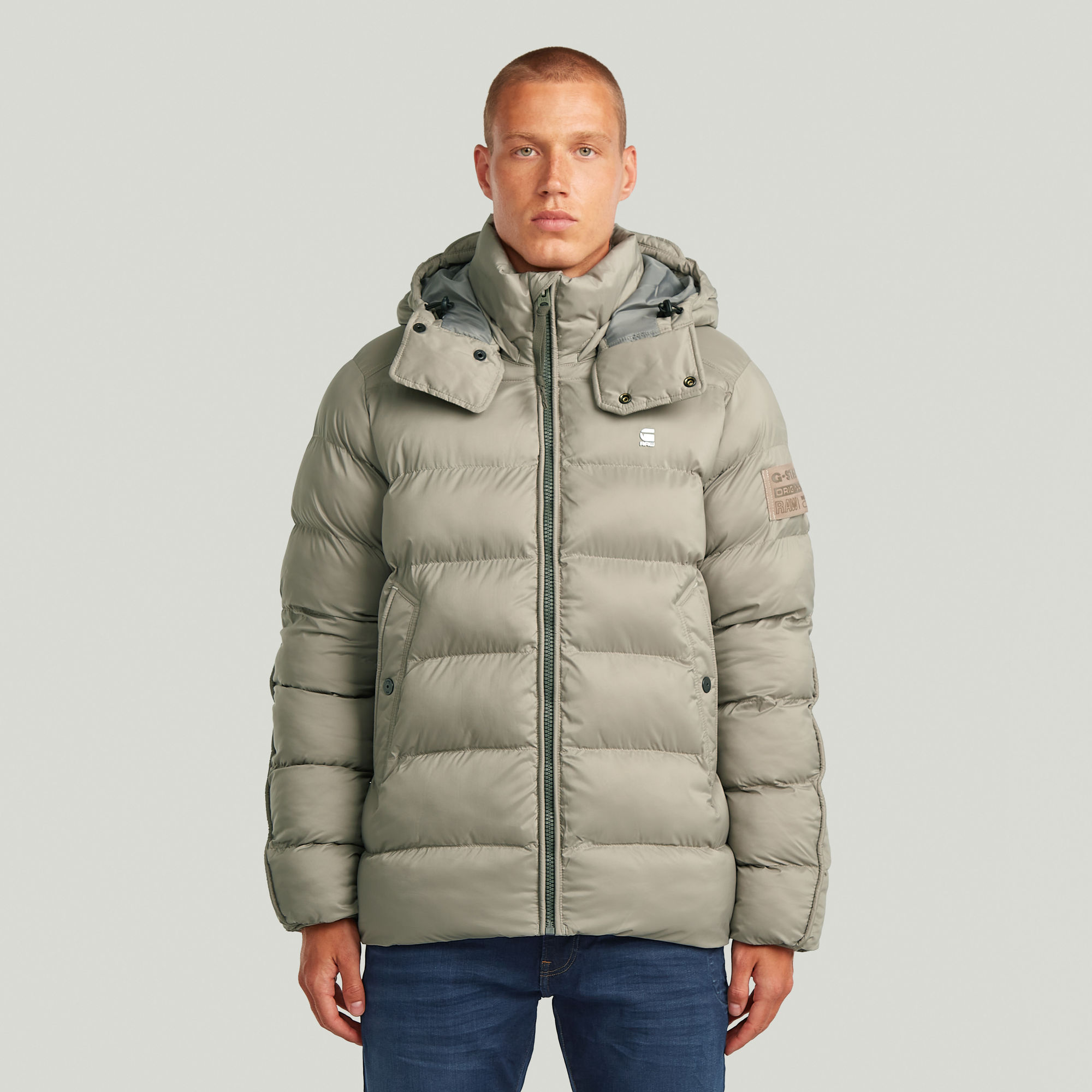 

G-Whistler Padded Hooded Jack - Beige - Heren