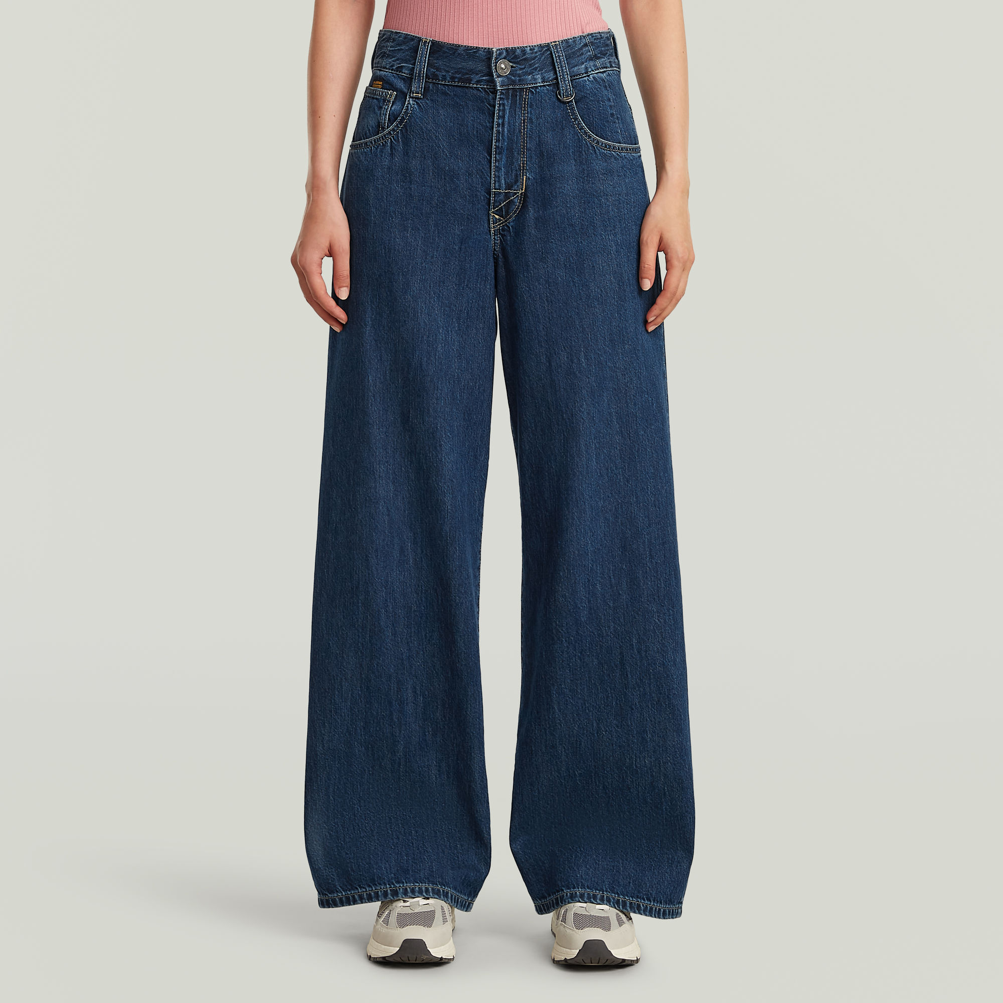 

Skater High Loose Jeans - Dunkelblau - Damen