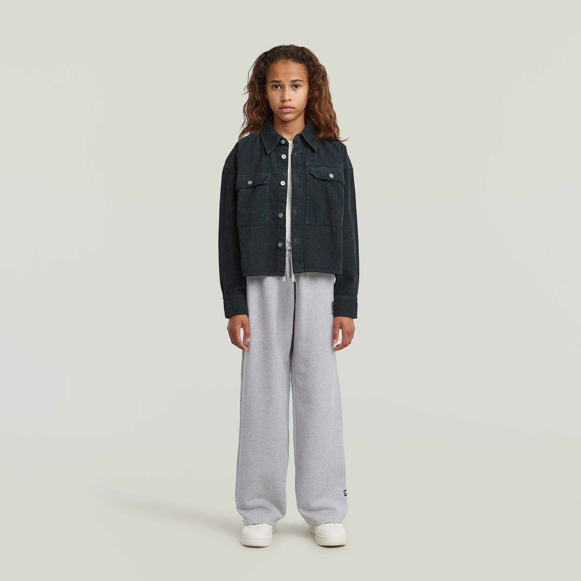 Thumbnail - Girls Oversized Sweatpant - Grau - mädchen