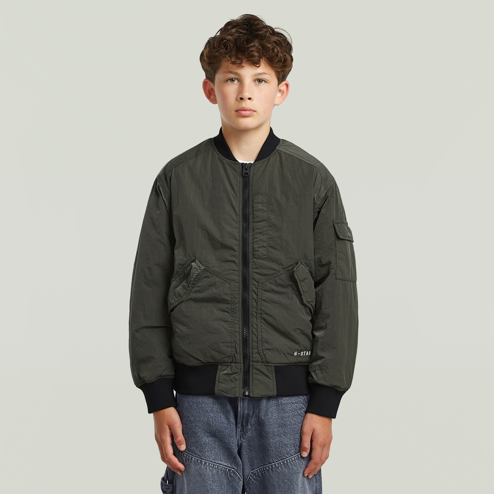 Boys Bomberjacke - Dunkelblau - jungen