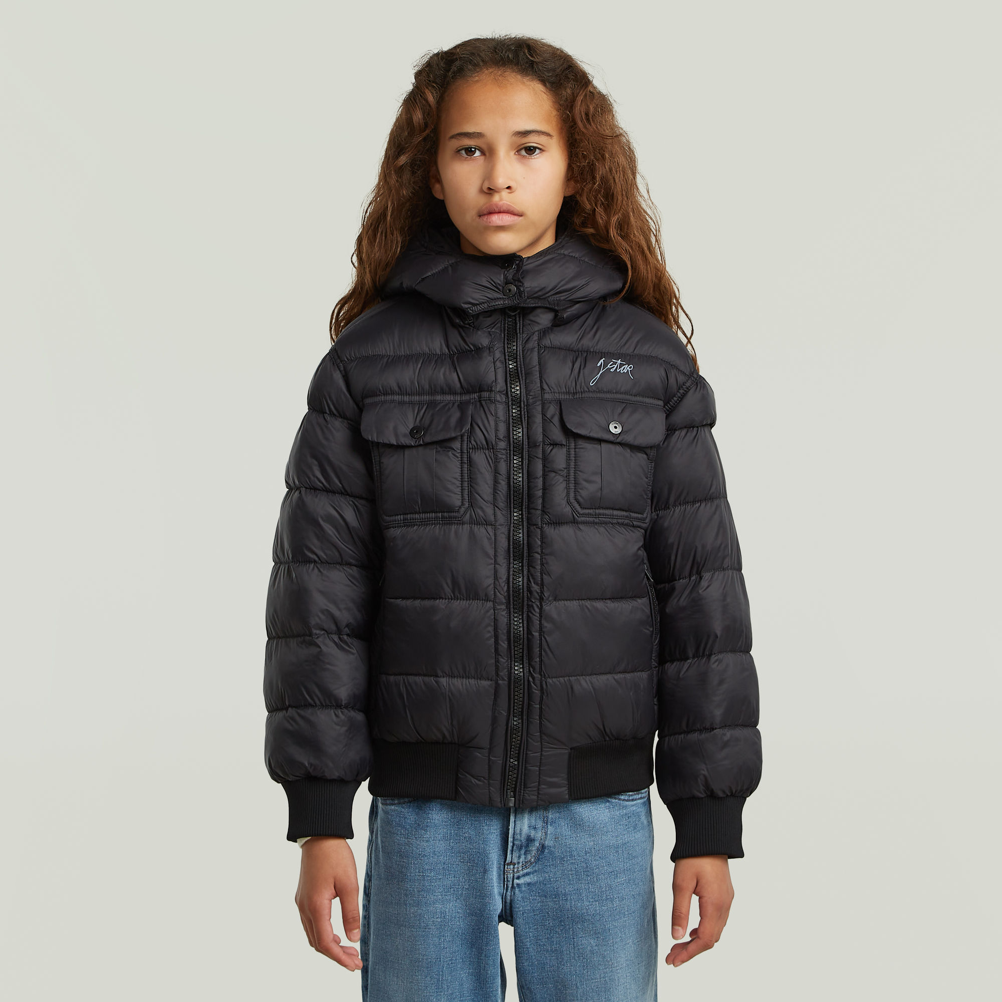 

Hoodie Jacket voor meisjes - Zwart - meisjes