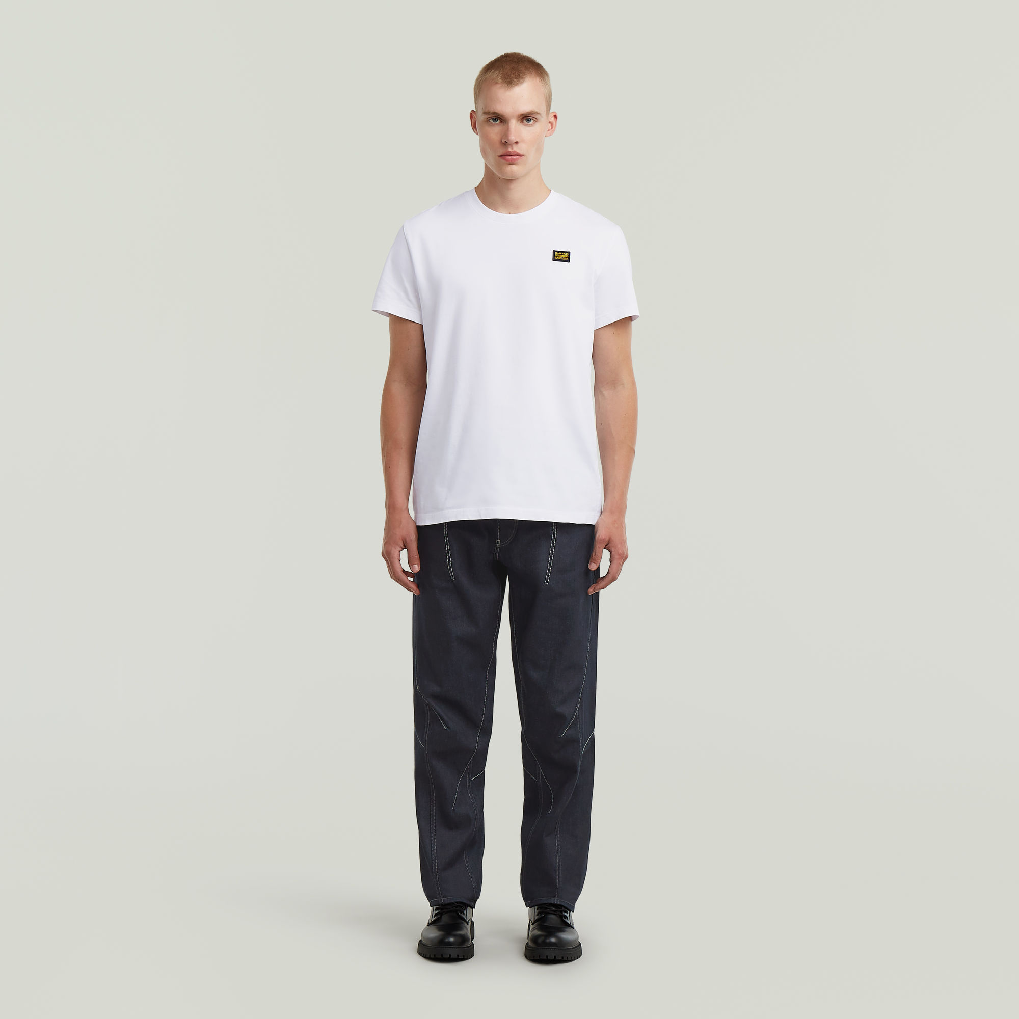 Thumbnail - Kitoh Relaxed Tapered Jeans - Dunkelblau - Herren