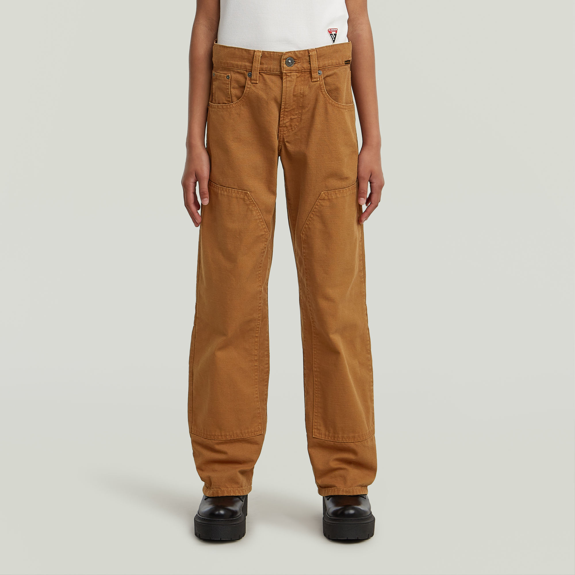 Girls Bowey 3D Carpenter Loose Hose - Braun - mädchen