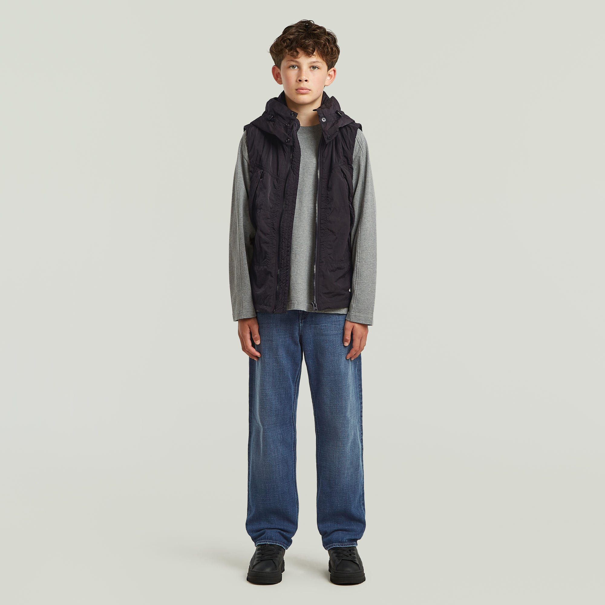 Thumbnail - Boys Whistler Weste - Schwarz - jungen