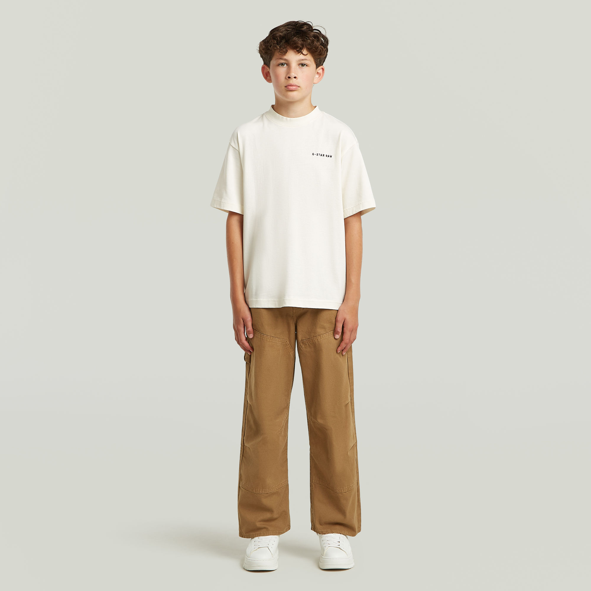 Thumbnail - Boys Carpenter 3D Loose Hose - Braun - jungen