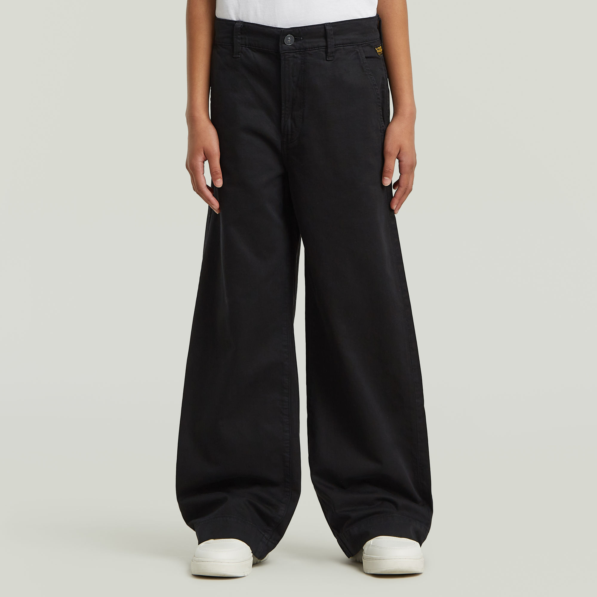 Girls Deck 2.0 High Loose Chino - Schwarz - mädchen