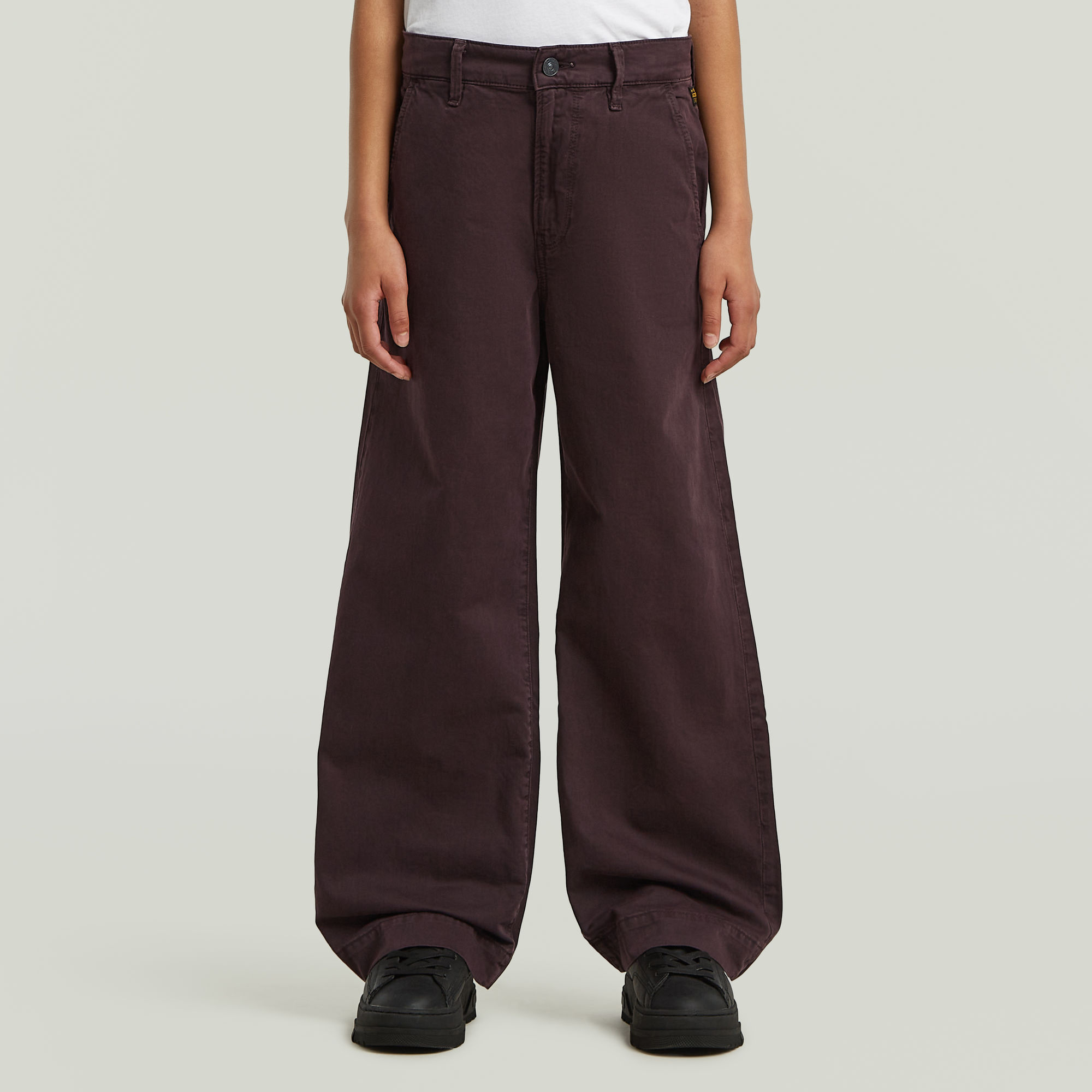 Girls Deck 2.0 High Loose Chino - Braun - mädchen