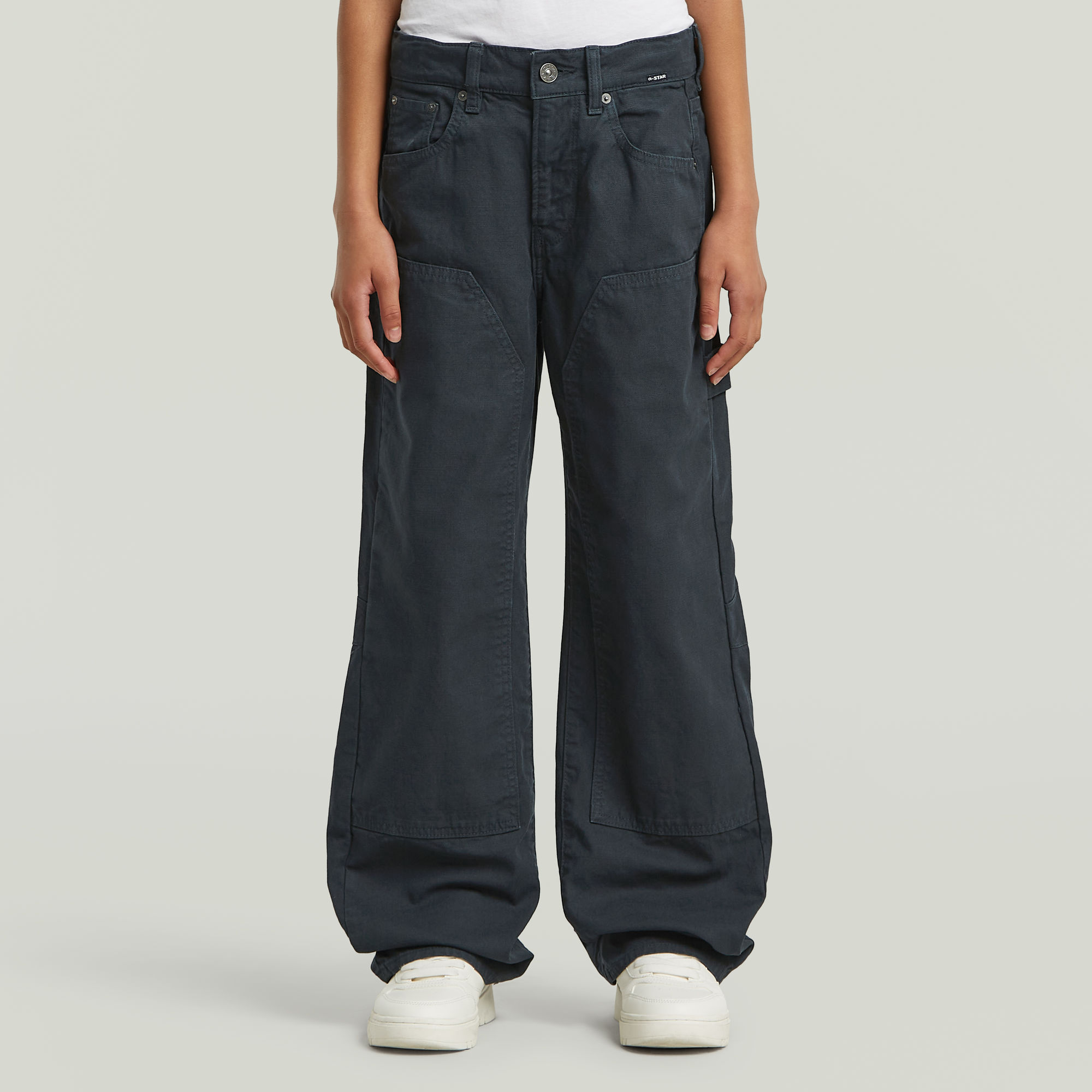 Girls Bowey 3D Carpenter Loose Hose - Dunkelblau - mädchen