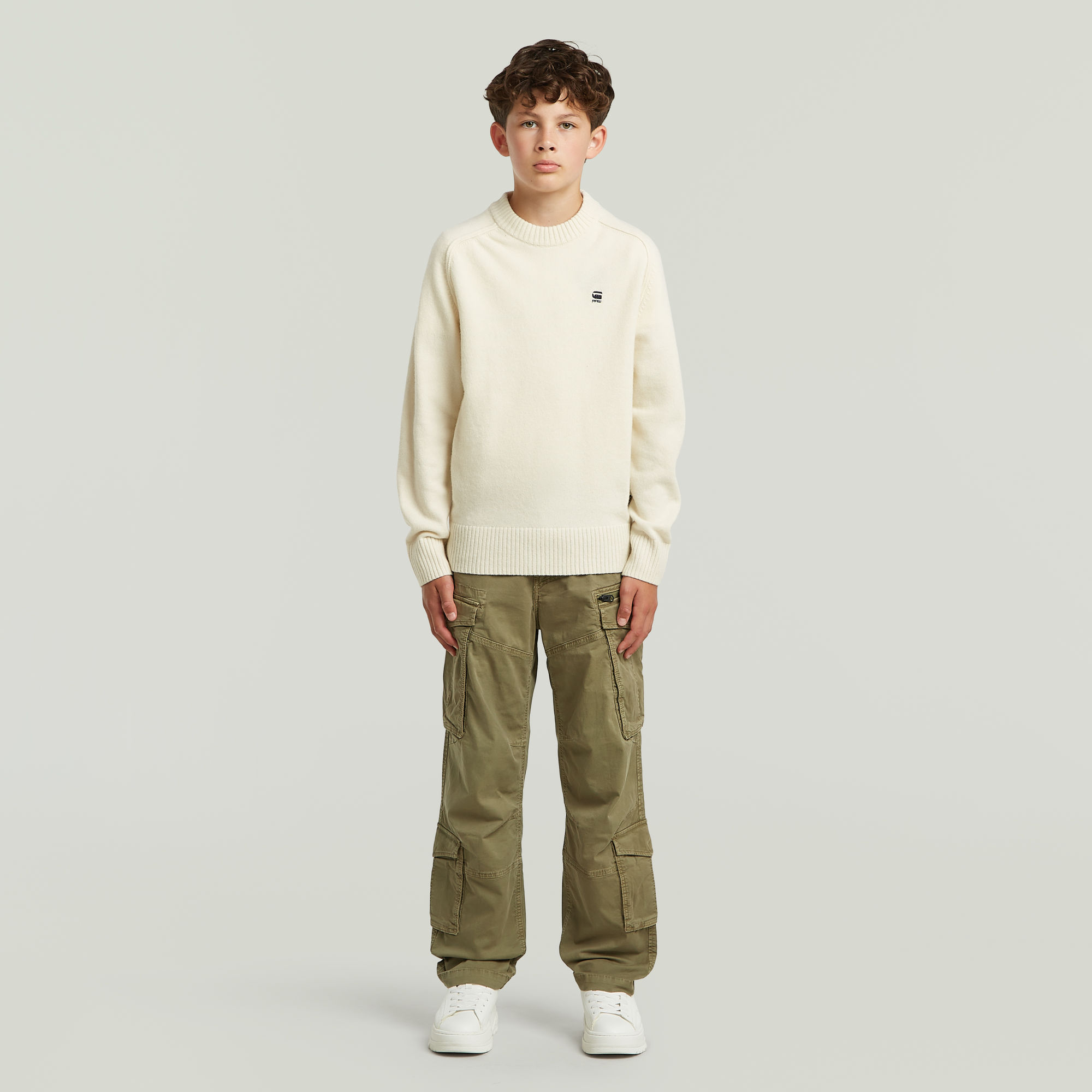 Thumbnail - Boys Rovic Zip 3D Loose Hose - Grün - jungen