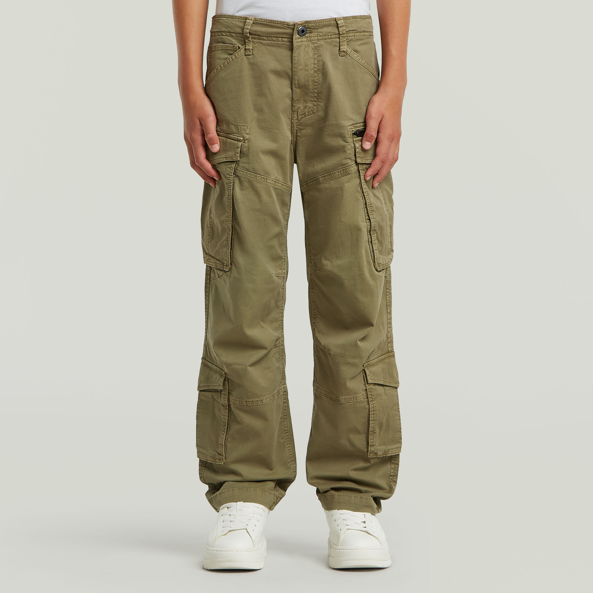 

Boys Rovic Zip 3D Loose Pants - Green - boys