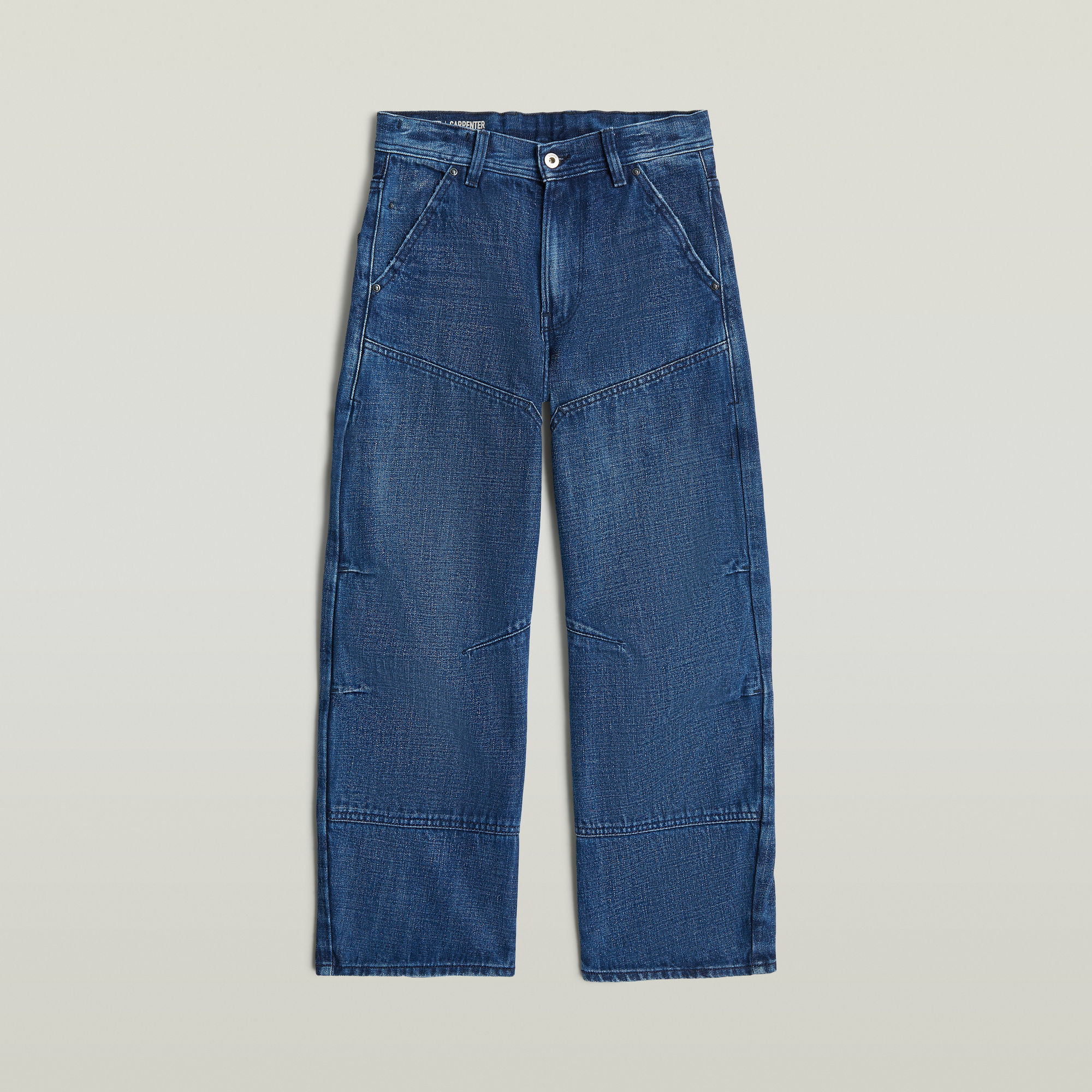 Thumbnail - Boys Carpenter 3D Loose Hose - Mittelblau - jungen