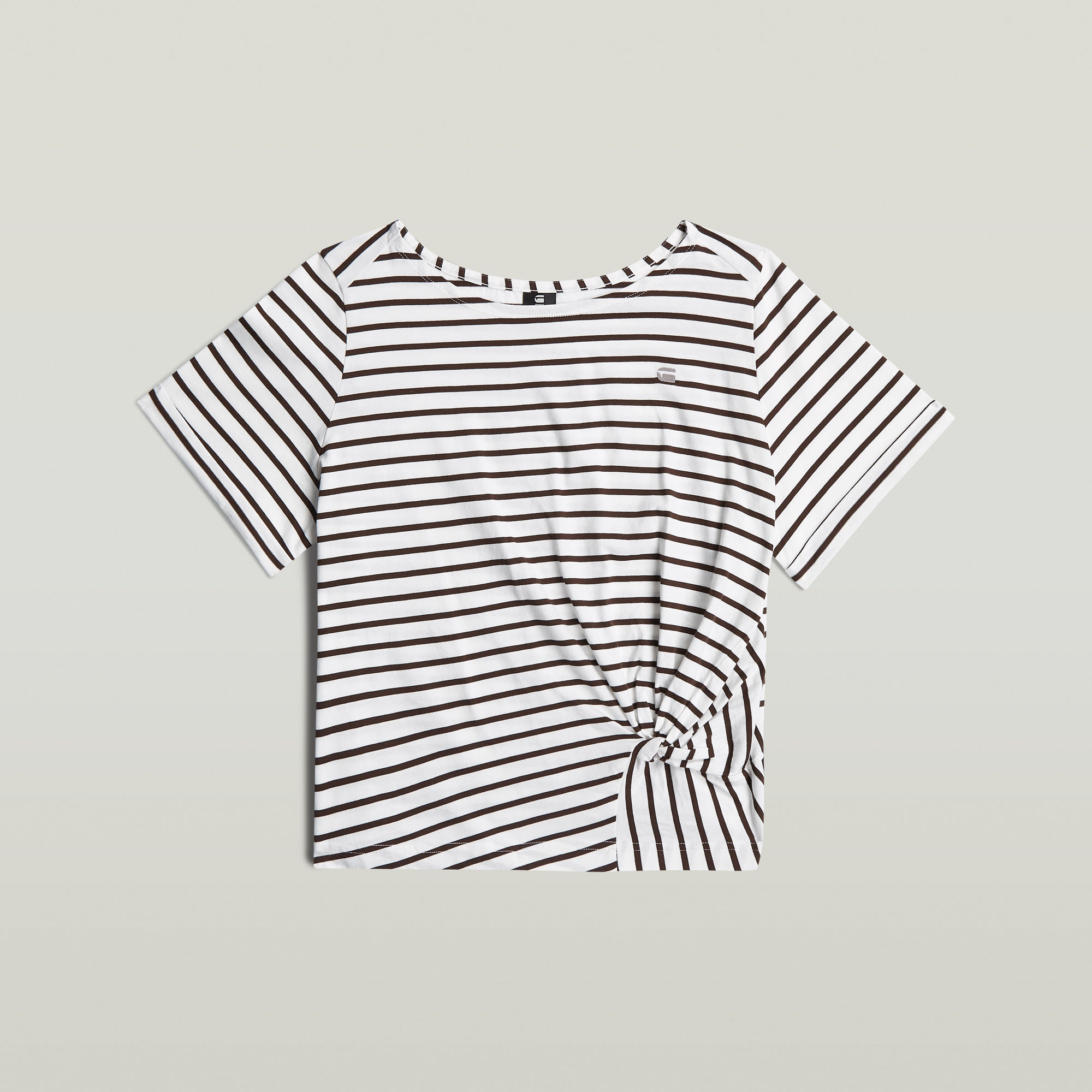 Thumbnail - Knot T-Shirt - Mehrfarbig - Damen