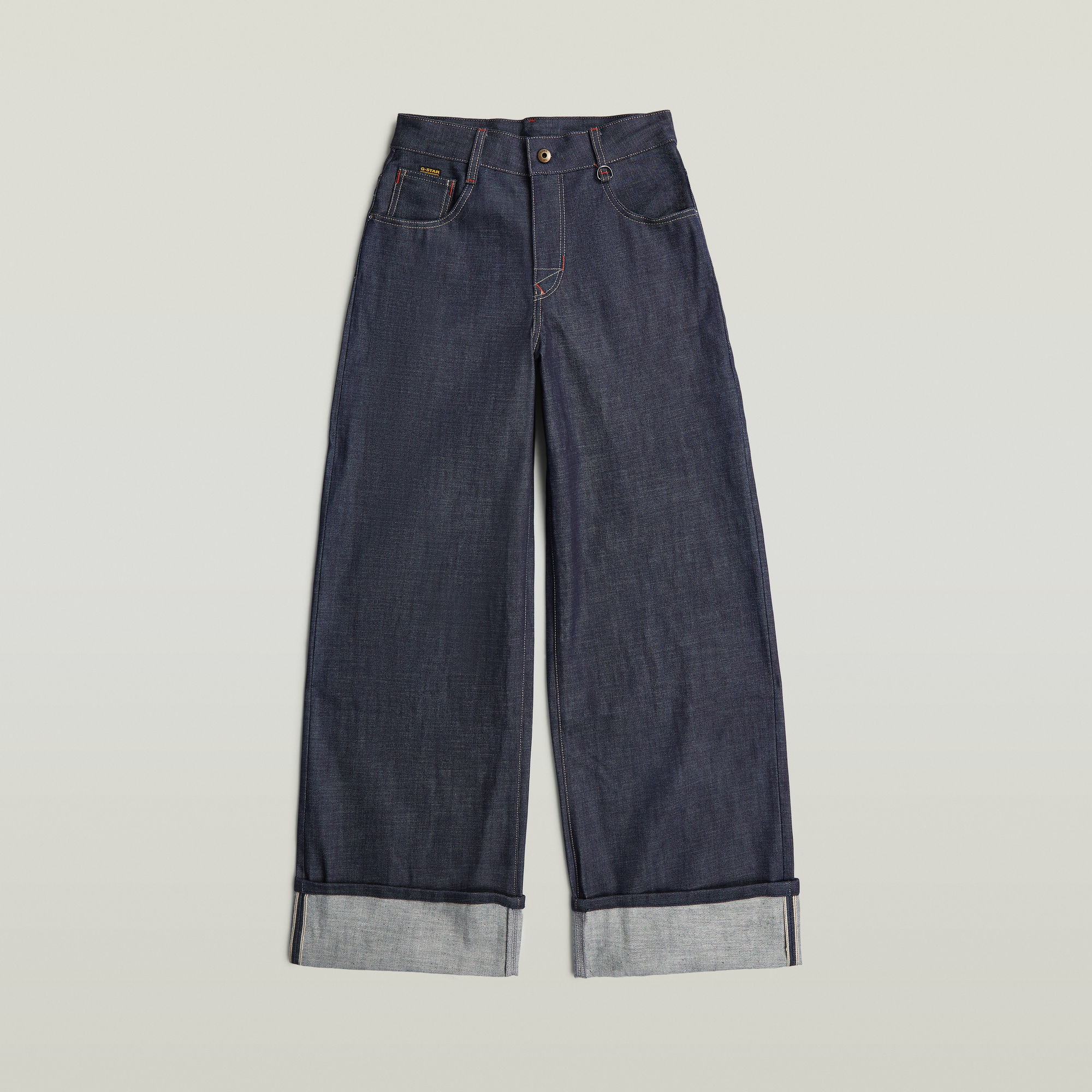 Thumbnail - Skater Selvedge Jeans - Dunkelblau - Damen