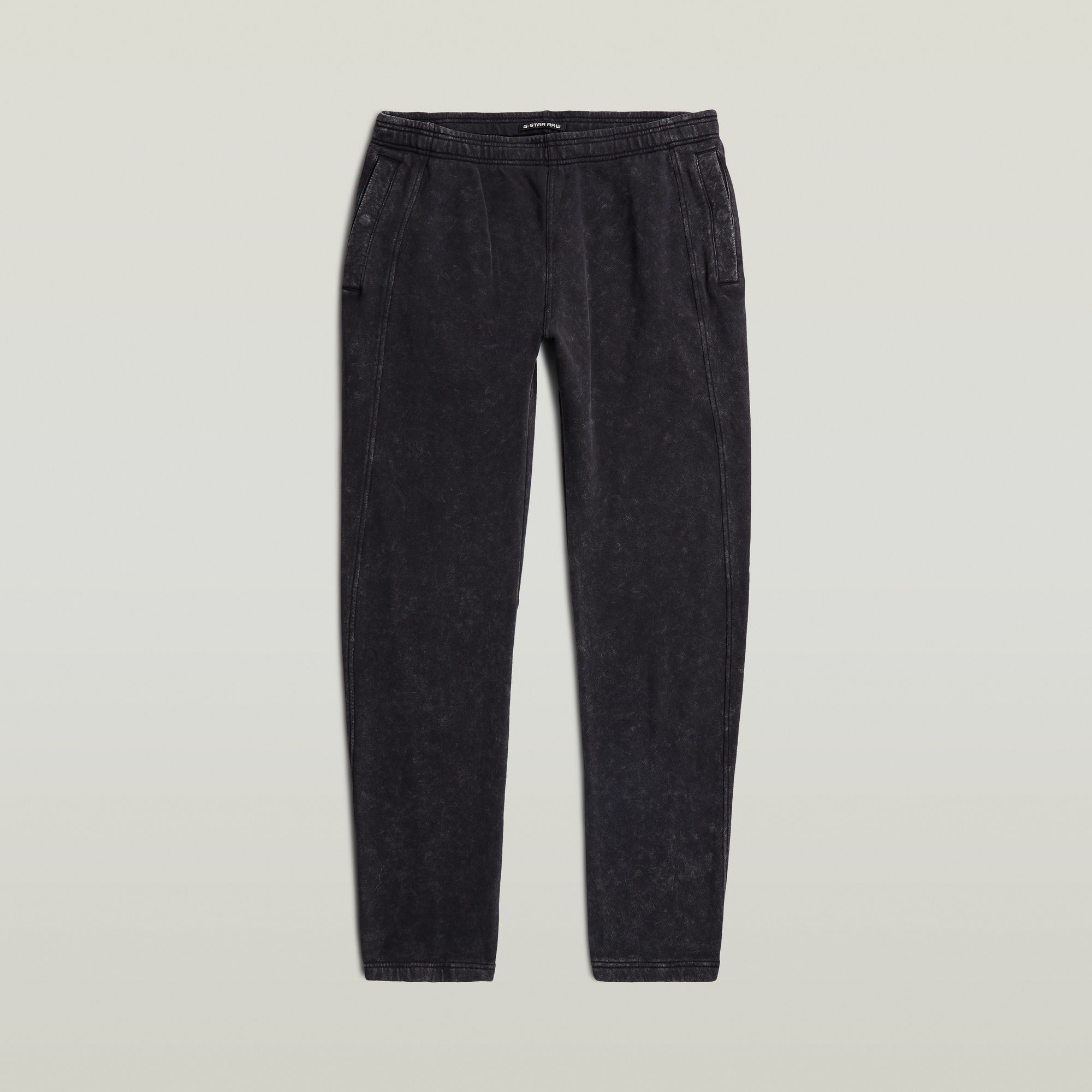 Thumbnail - Washed 3D Sweater Pant - Schwarz - Herren