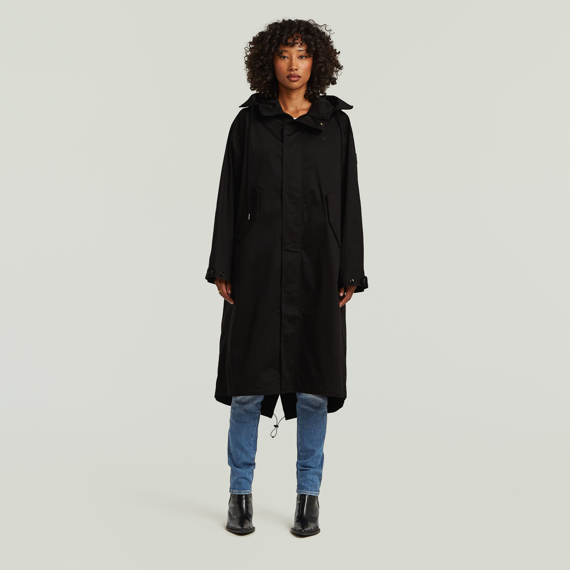 G-Star RAW Rovic Hooded Loose Parka - Zwart - Dames