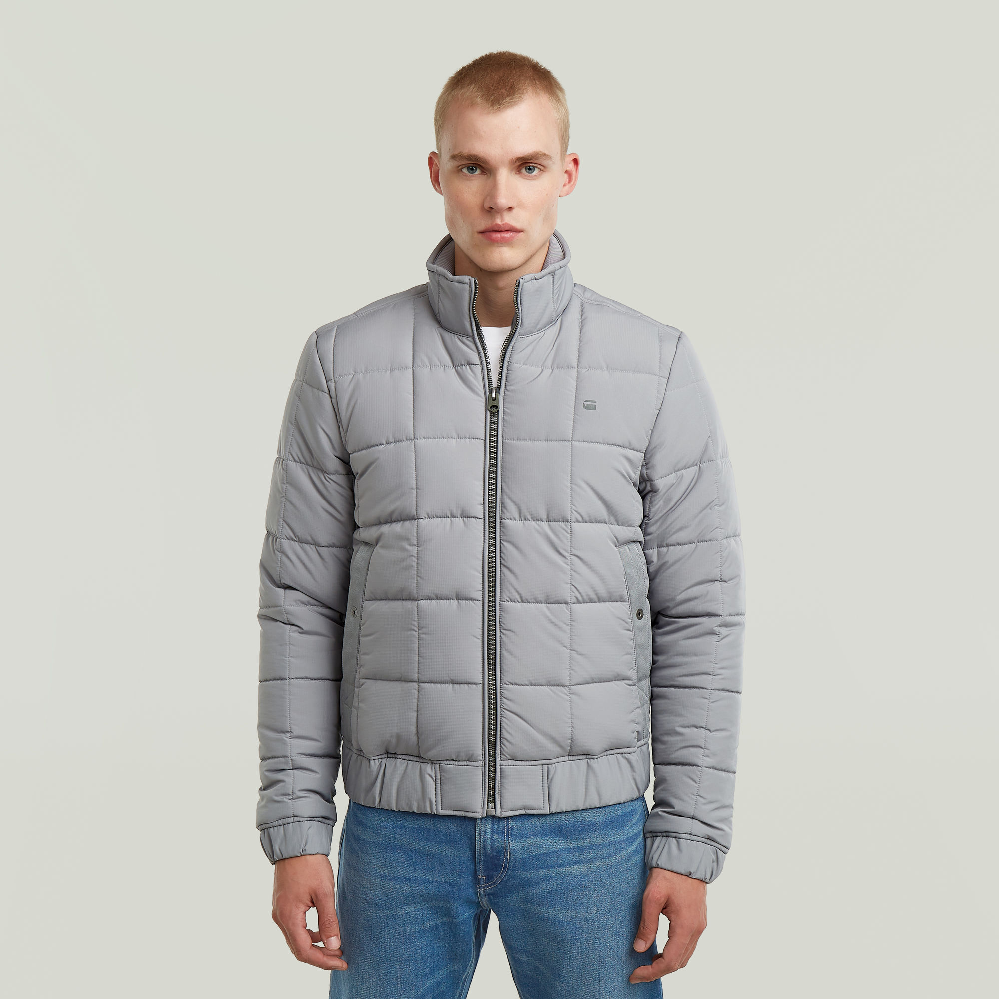 Meefic Quilted Jacke - Grau - Herren
