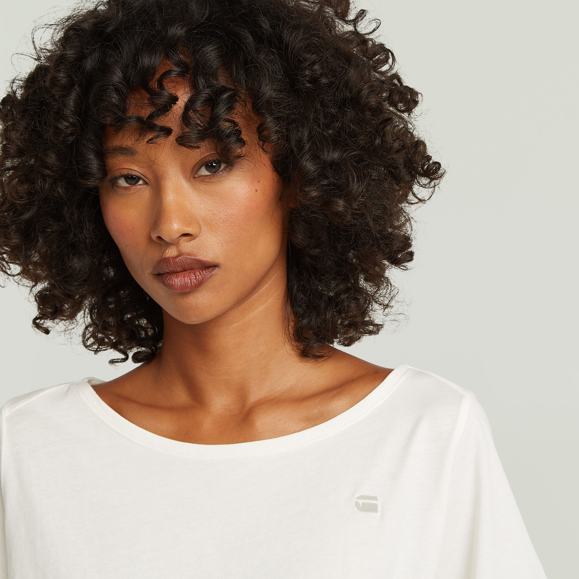 Thumbnail - Knot T-Shirt - Weiß - Damen