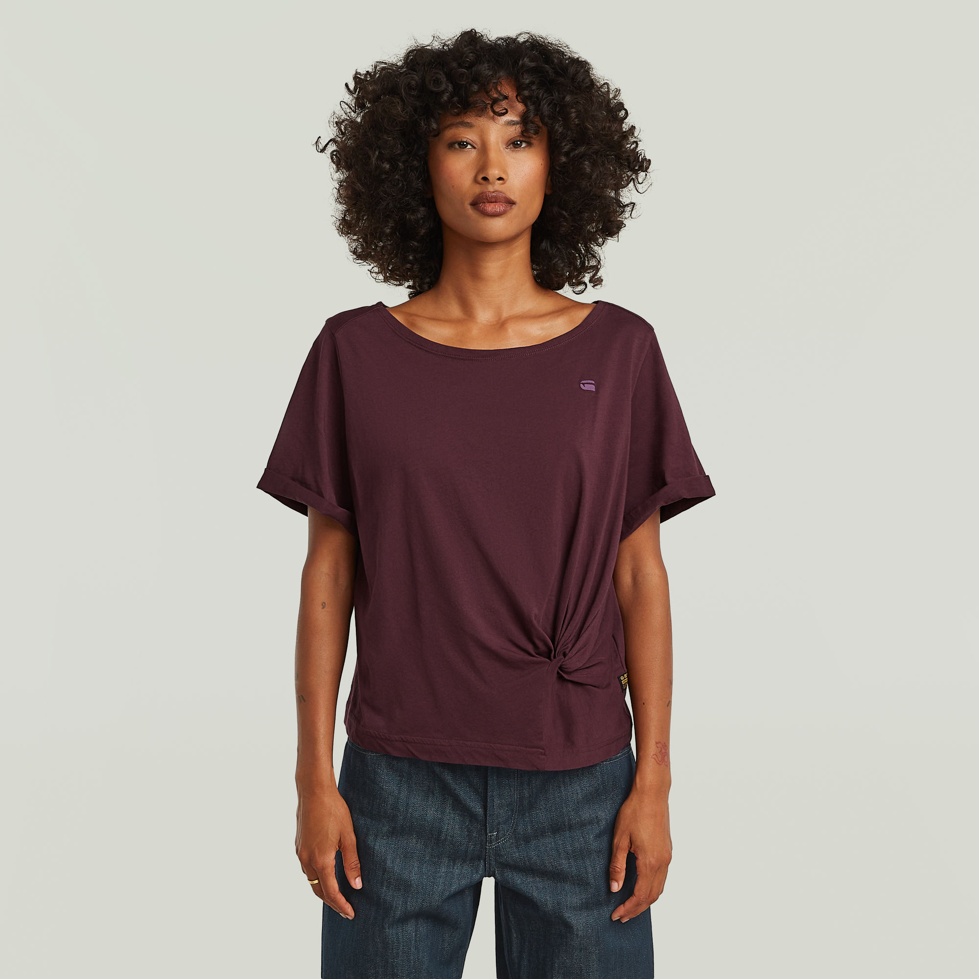 

Knot T-Shirt - Rood - Dames