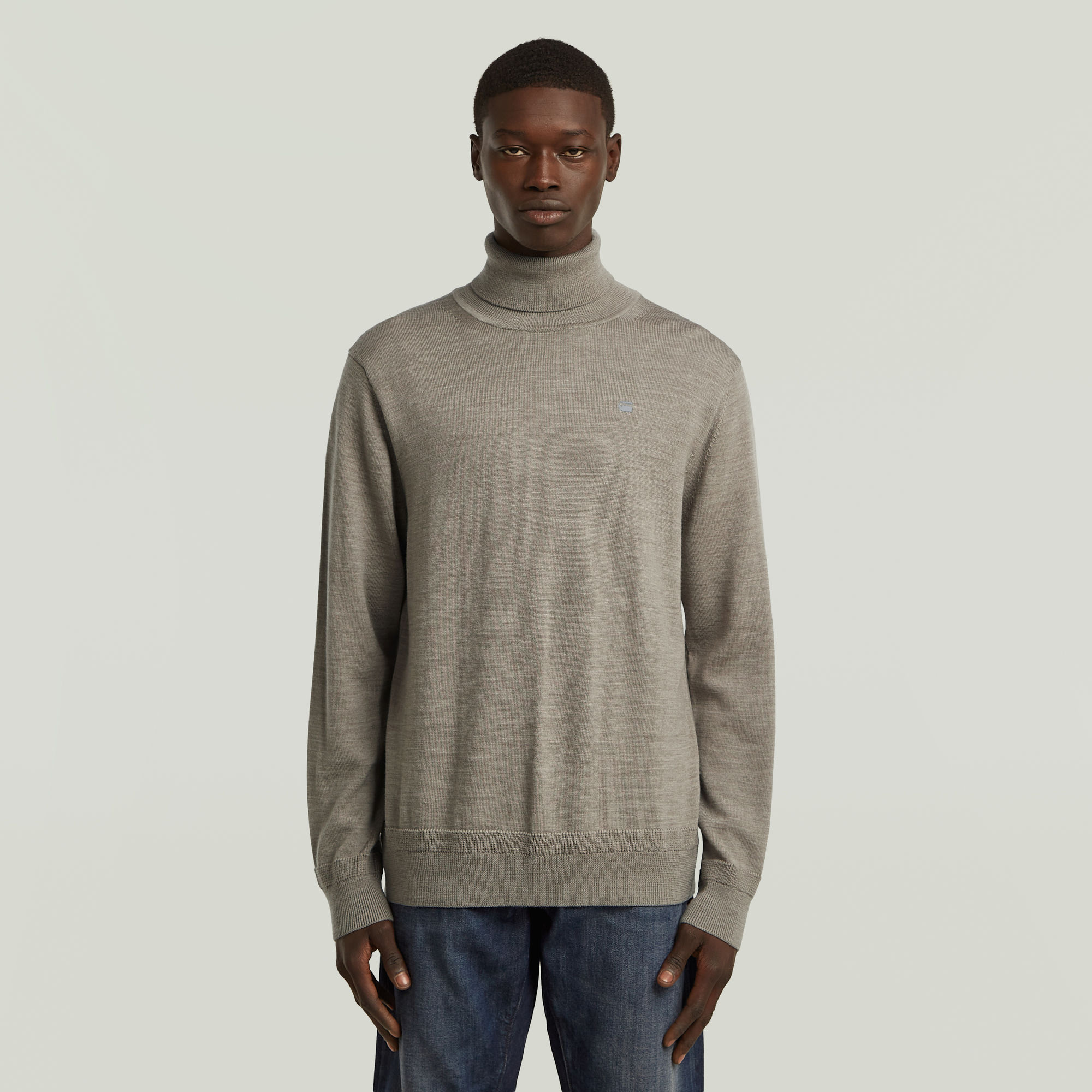 

Premium Core Turtle Strickpullover - Grau - Herren